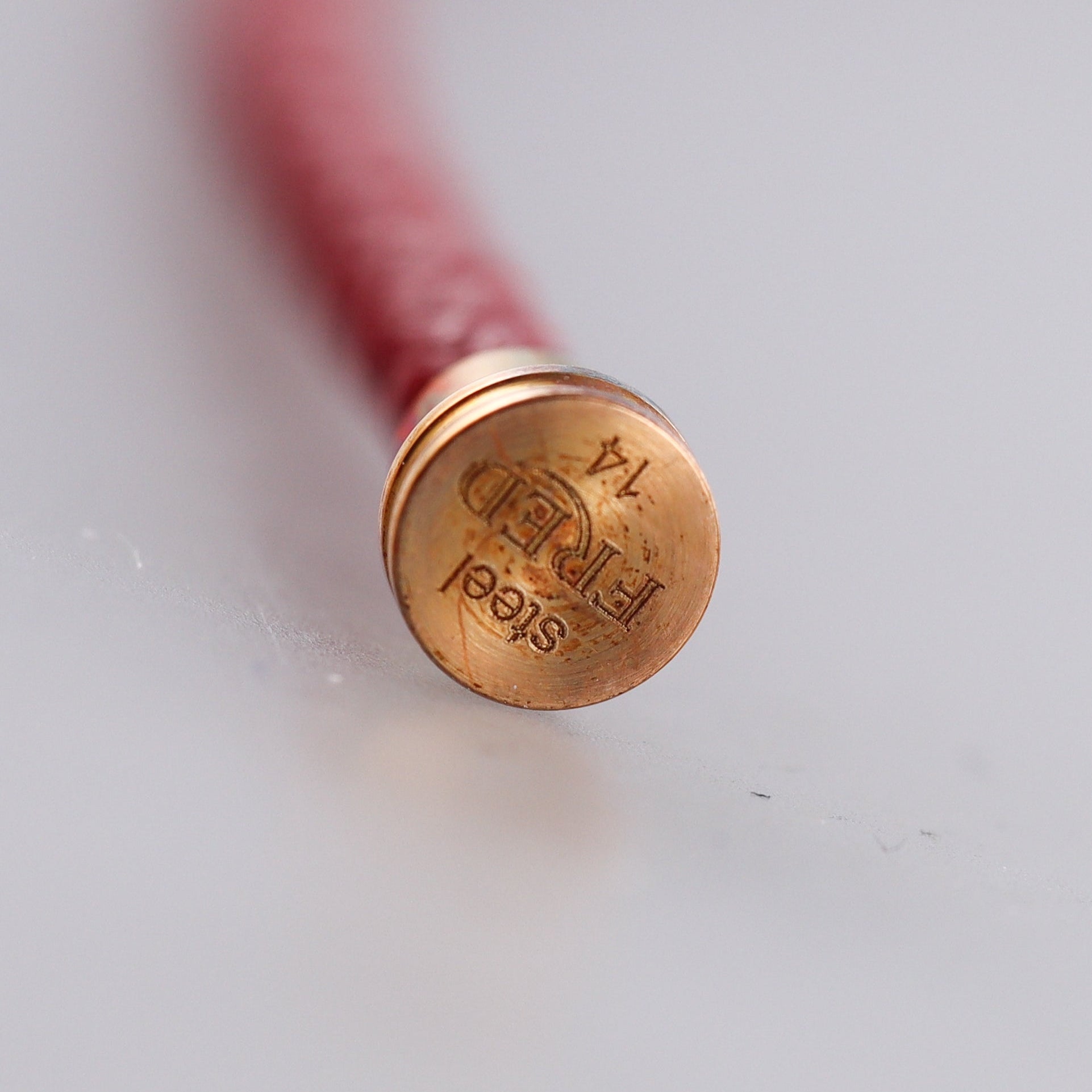 Fred Force 10 Bracelet Red Leather Cable Small Size QA-117