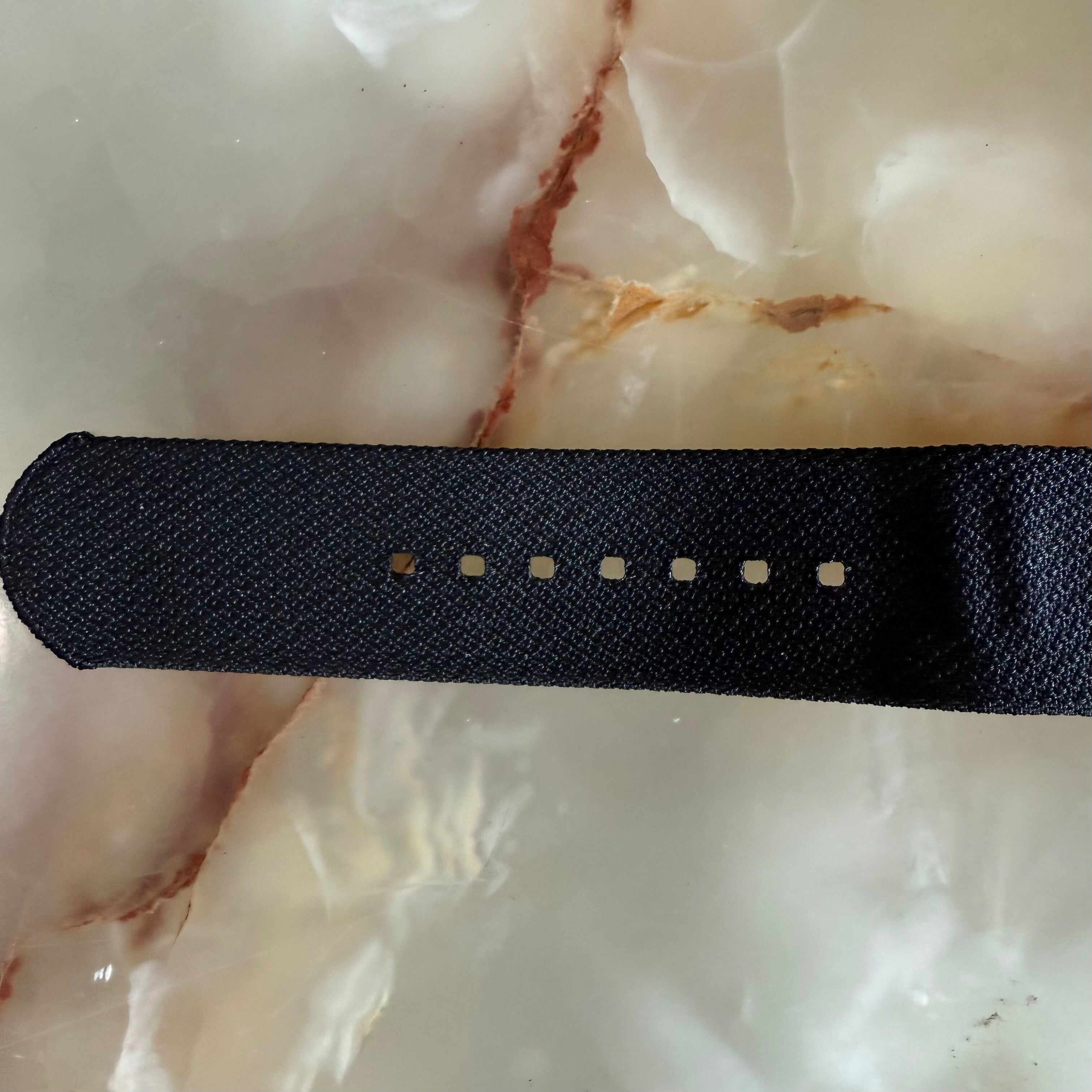 Authentic Tudor NATO Black Fabric Watch Strap Band 22mm B220-617-Q1