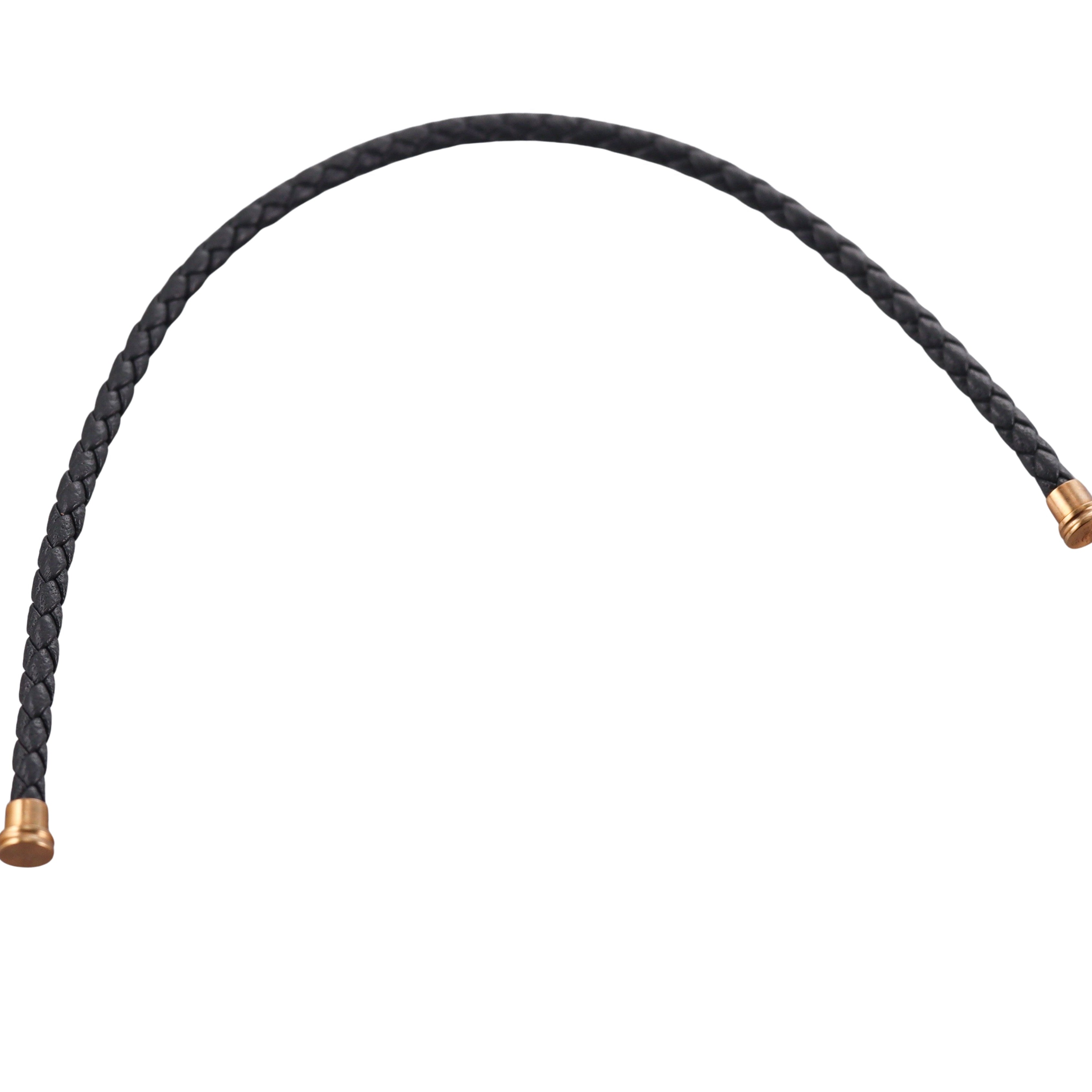 Fred Force 10 Bracelet Dark Grey Leather Cable Small QA-103