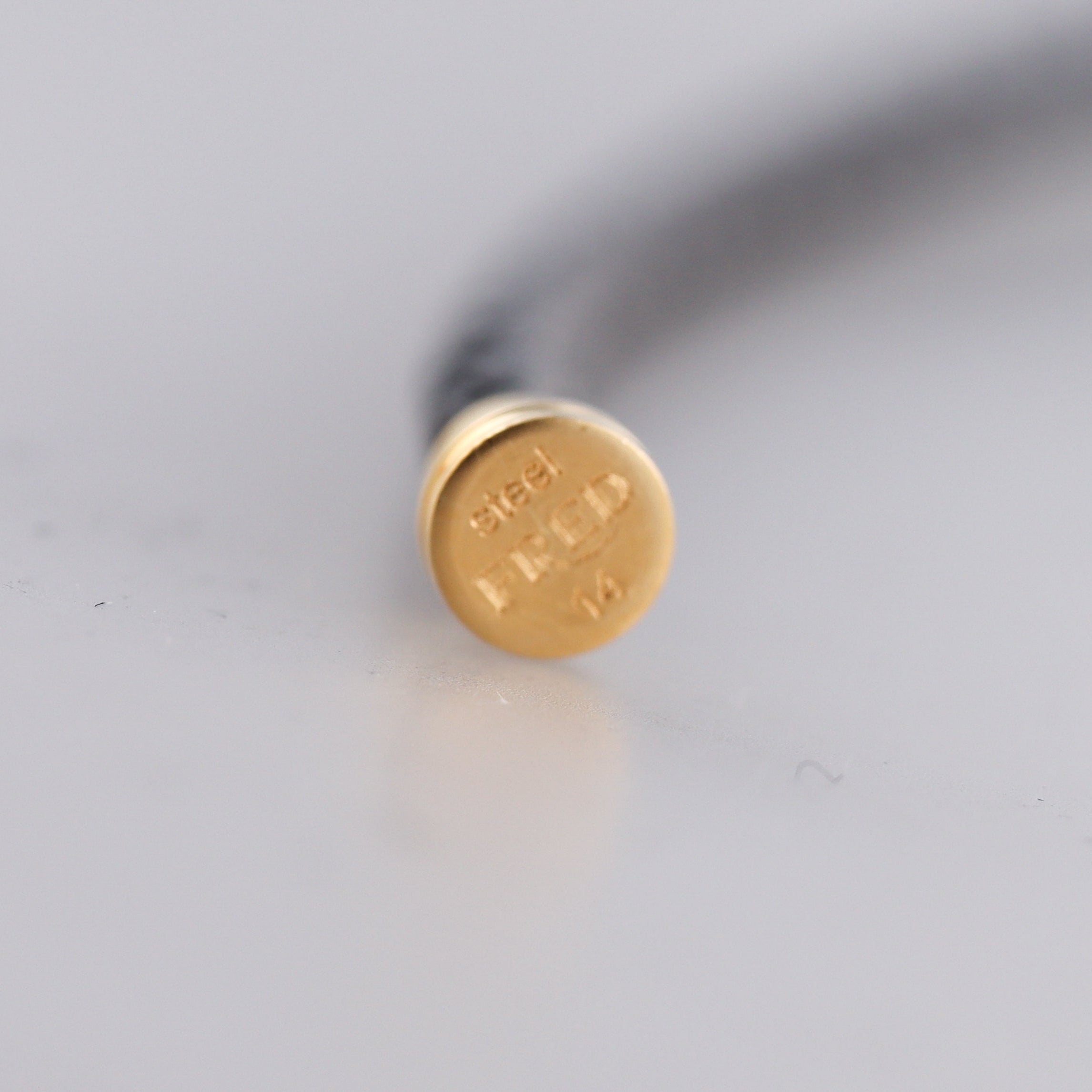 Fred Force 10 Bracelet Dark Grey Leather Cable Small QA-103