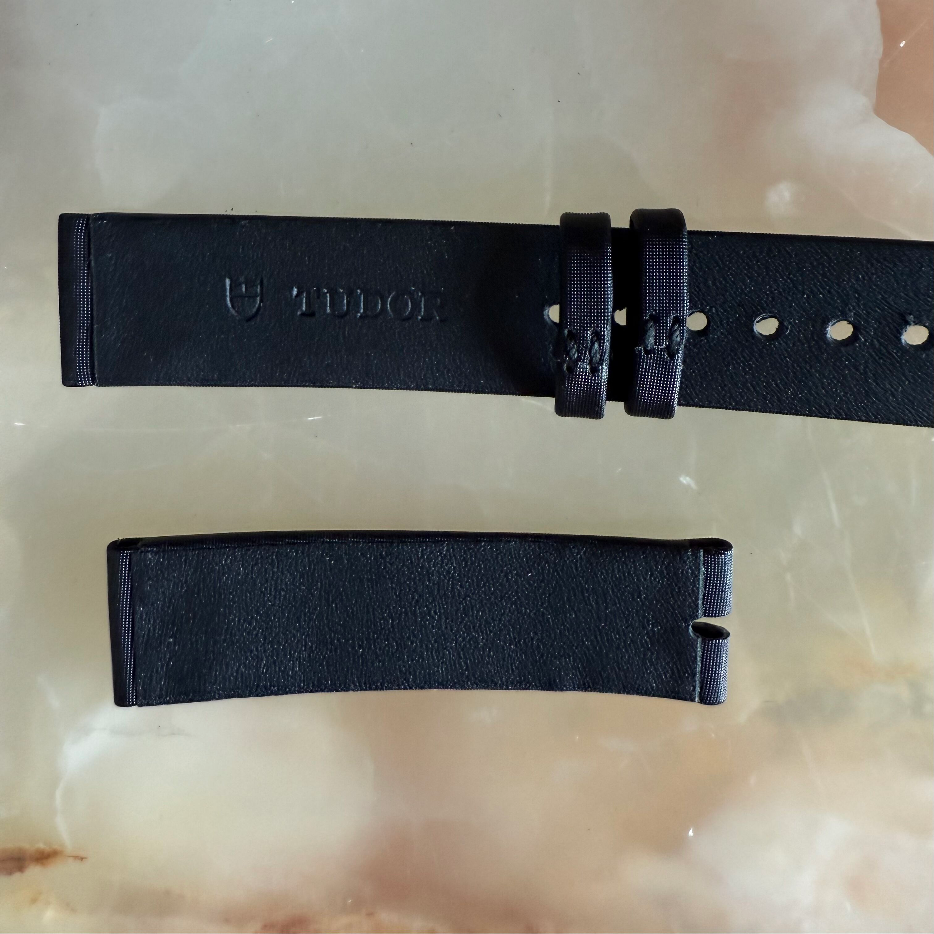 Authentic Tudor Black Satin Watch Strap Band 16mm 220-607