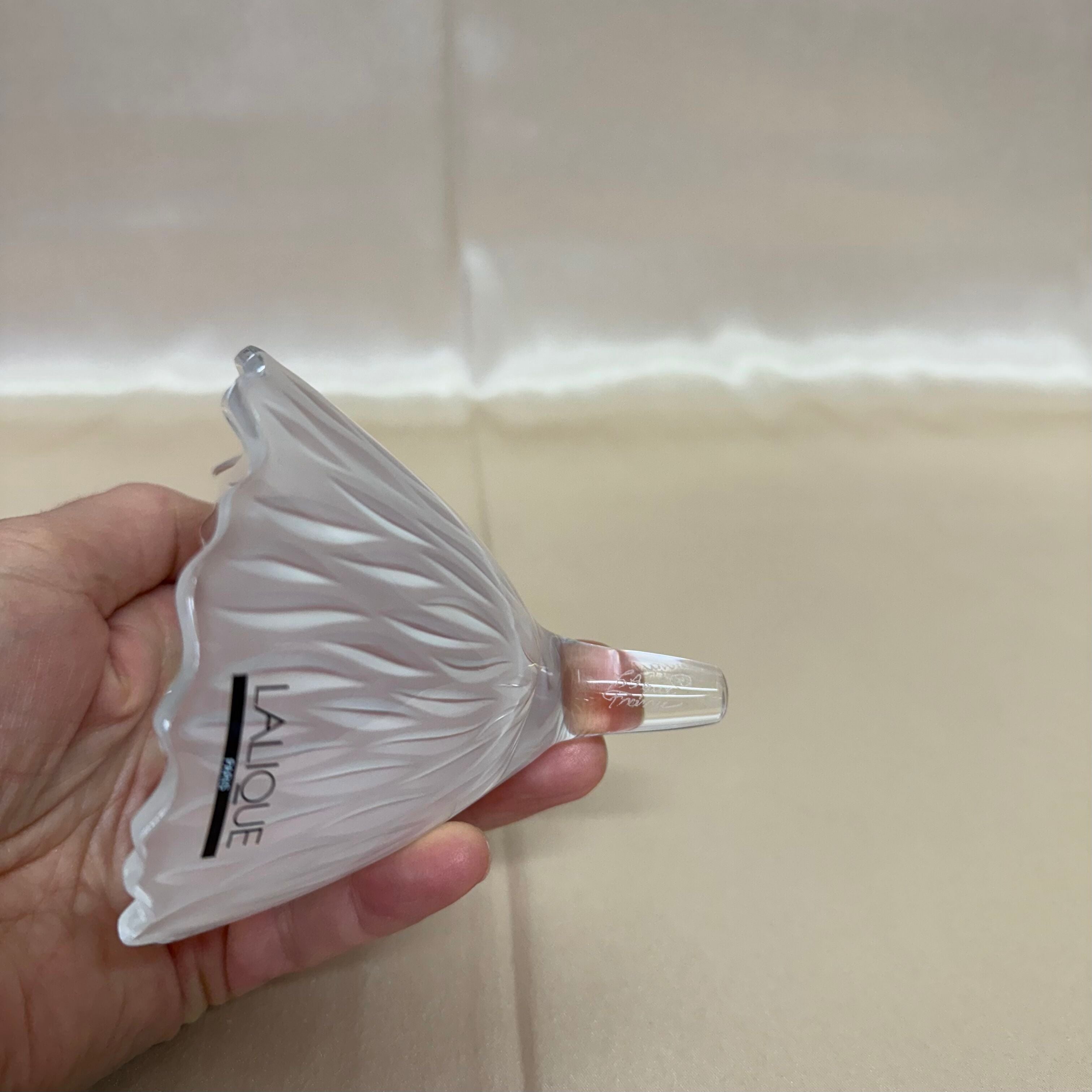 Lalique Crystal Motif Bouton Fleur 1403400