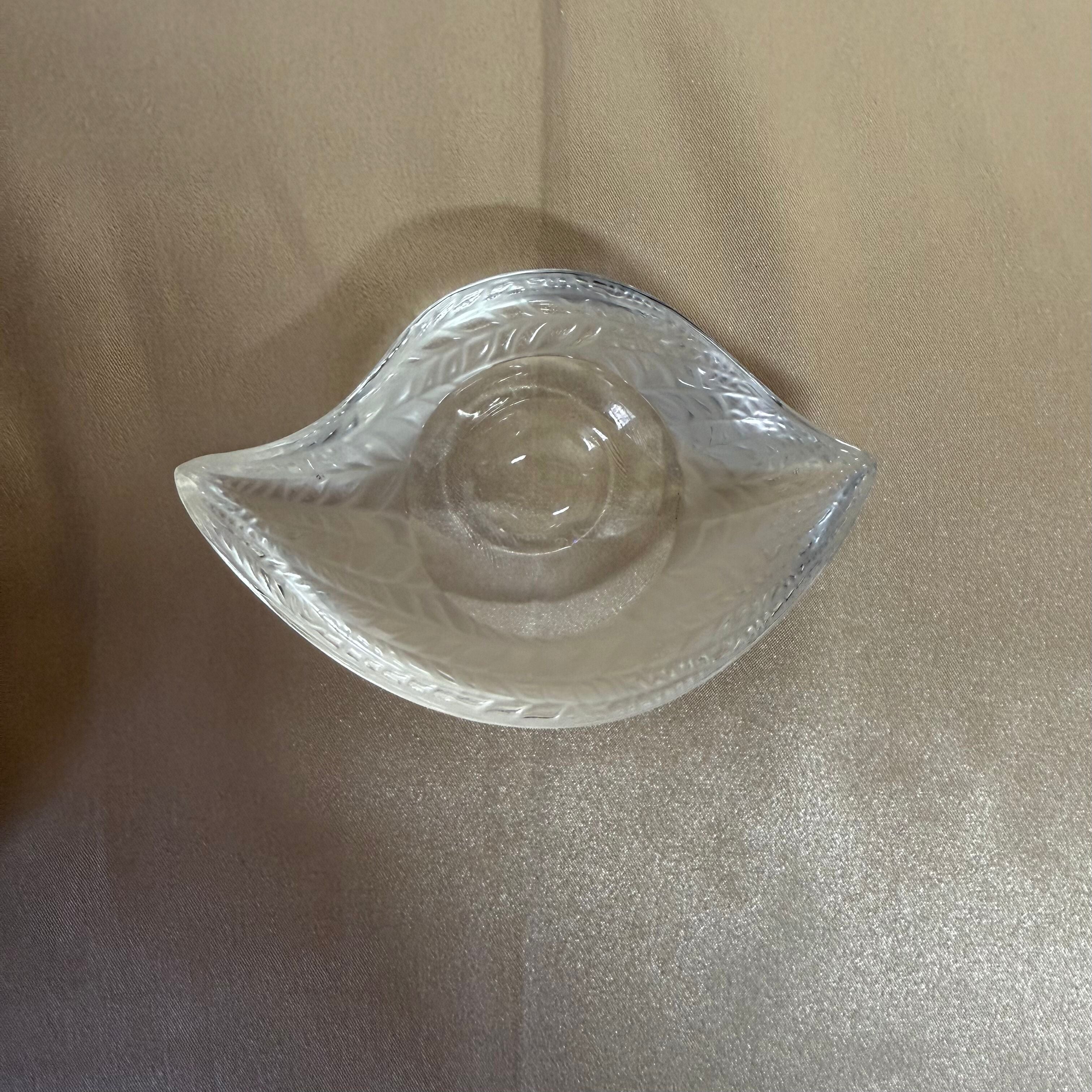 Lalique Crystal Eye Jewelry Tray 111600
