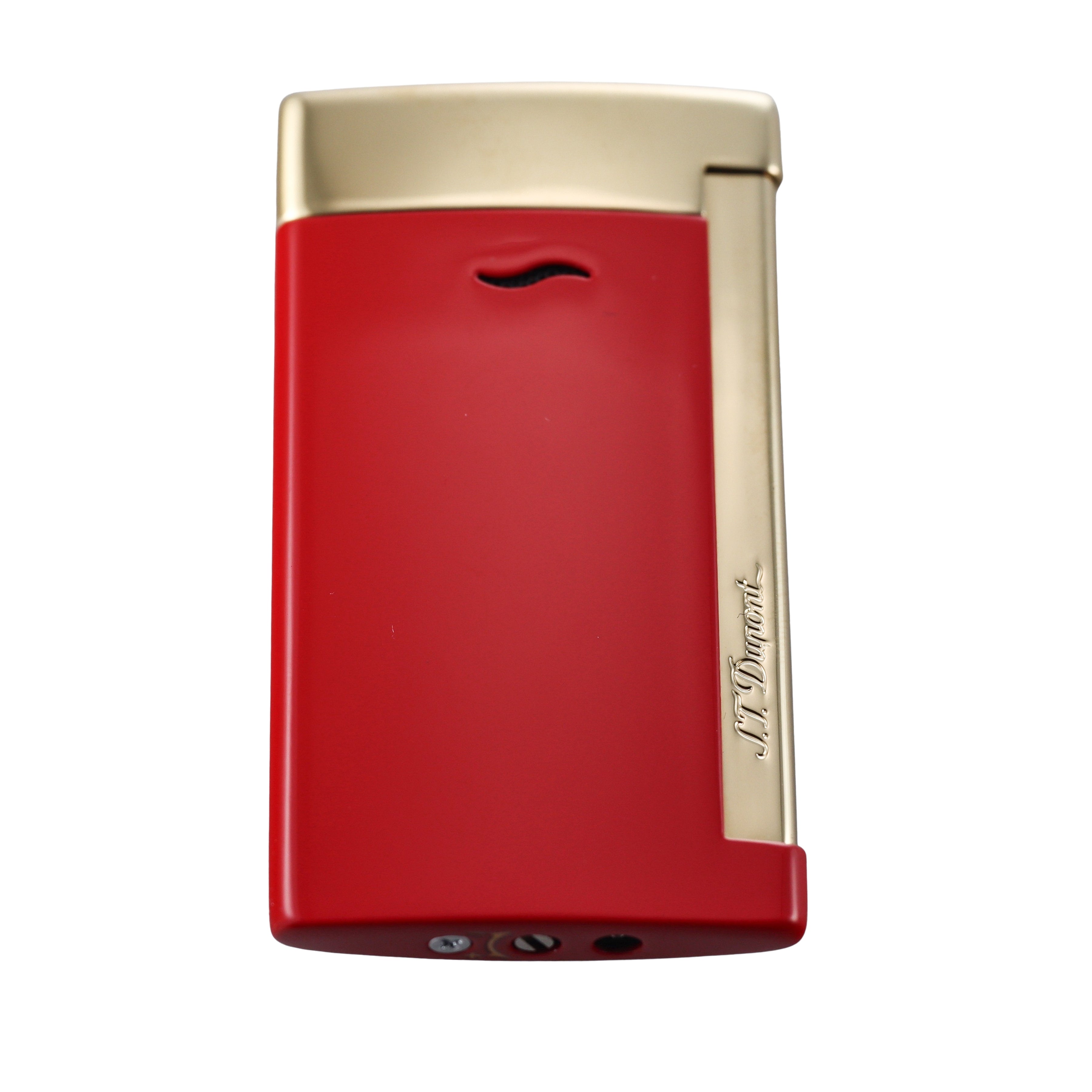 S.T. Dupont Slim 7 Burgundy & Golden Finish Lighter 027774
