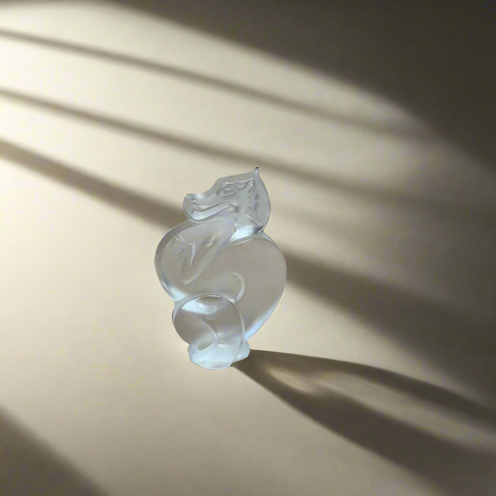 Lalique Crystal Clear Dragon Astro Figure 1404200