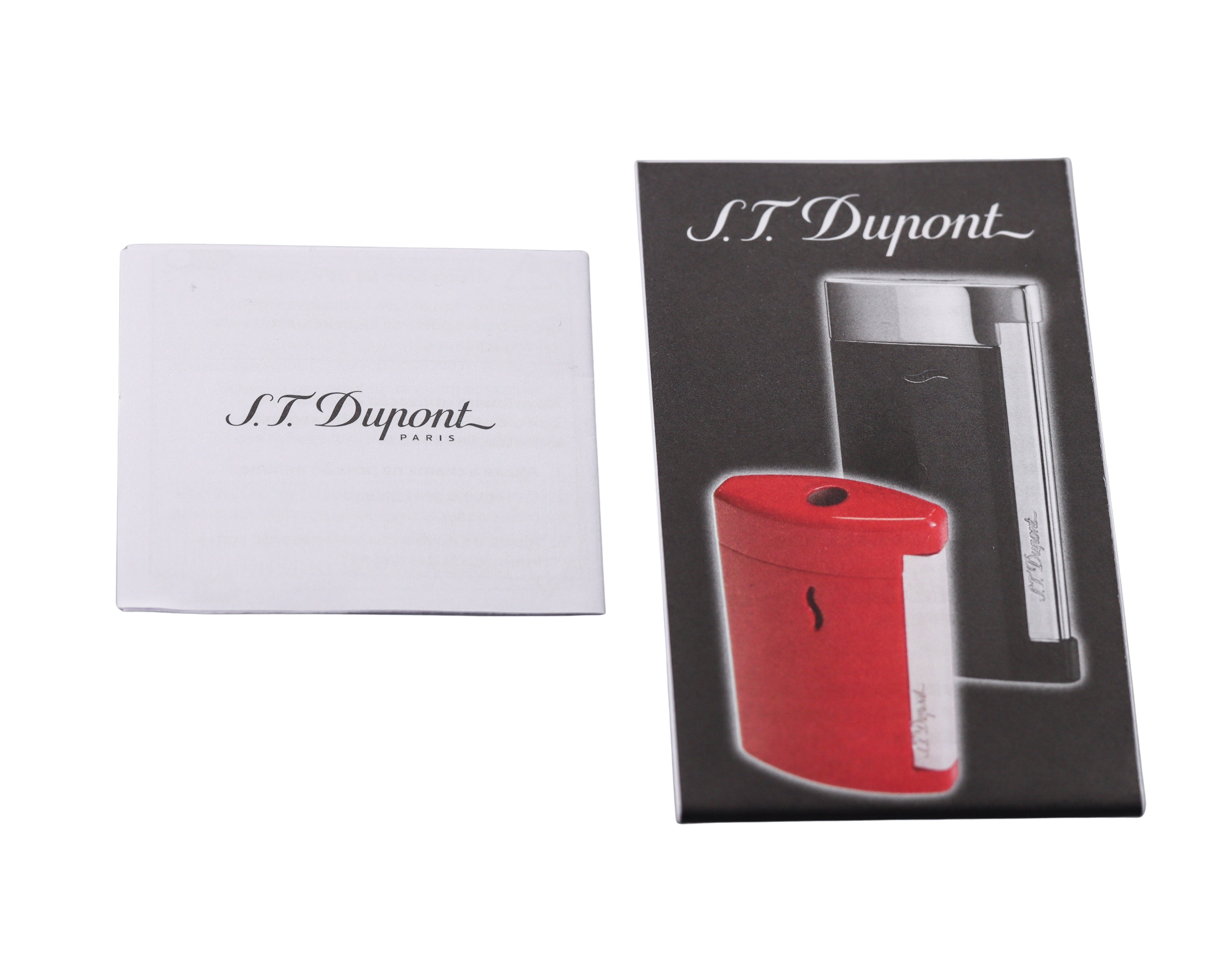 S.T. Dupont Slim 7 Burgundy & Golden Finish Lighter 027774