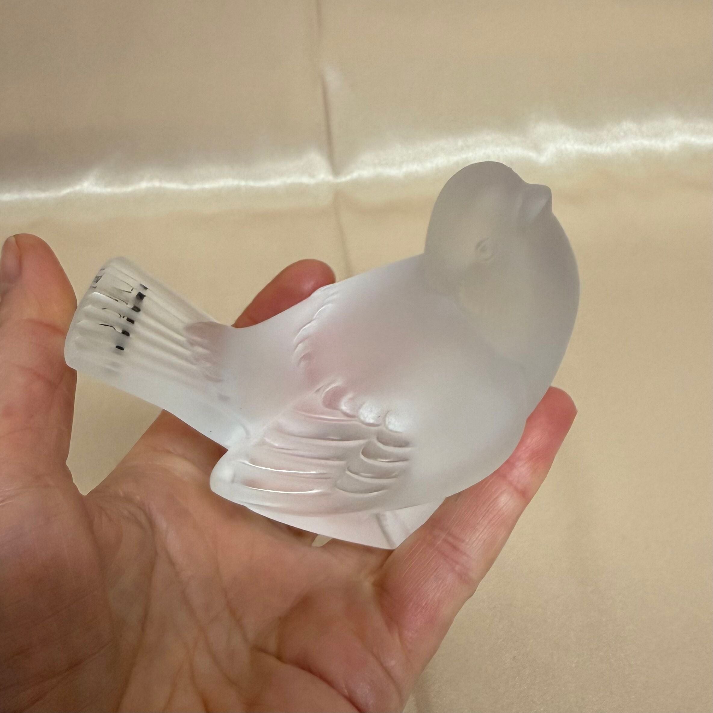 Lalique Crystal Clear Bird Figure 1160600