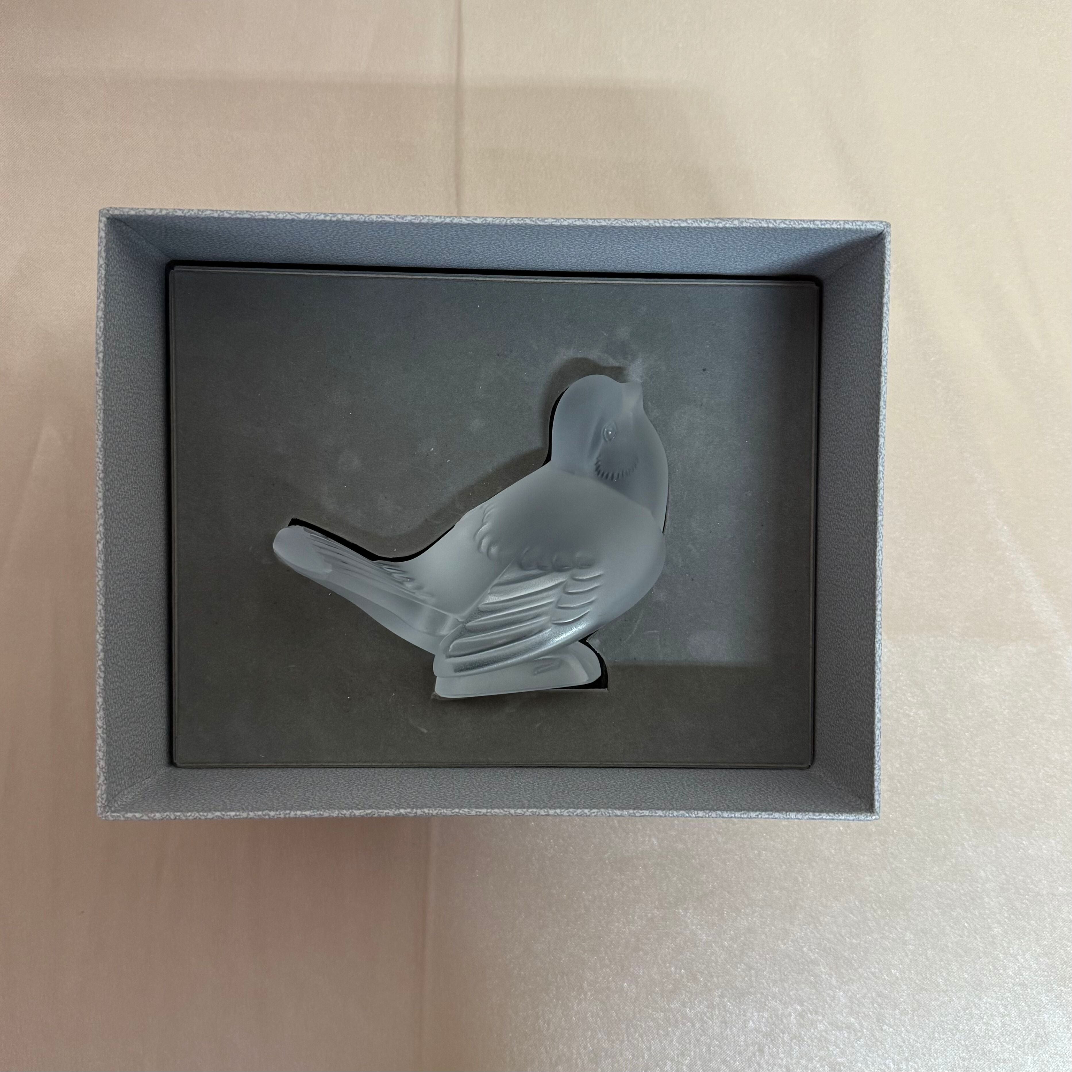 Lalique Crystal Clear Bird Figure 1160600