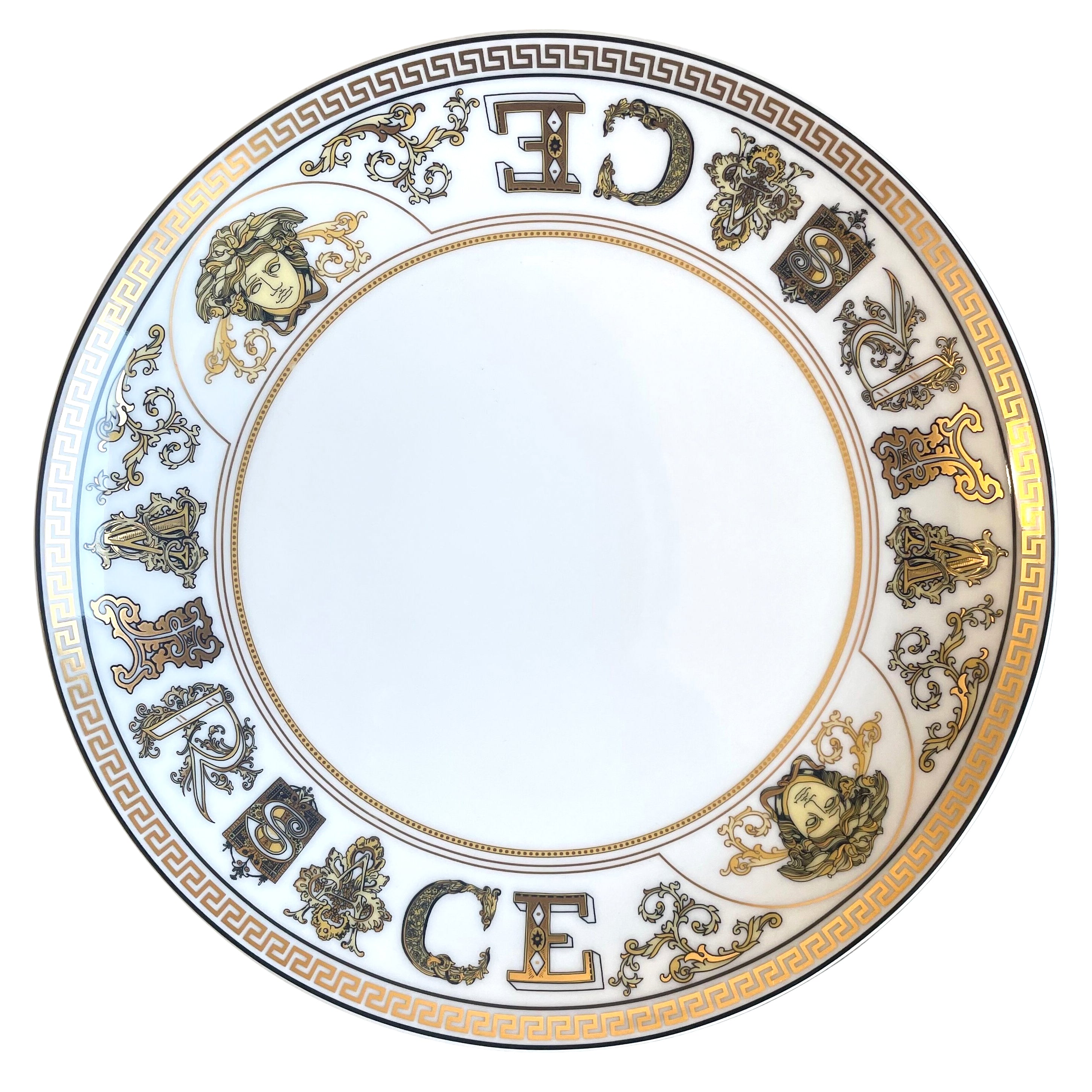 Versace by Rosenthal Virtus Gala White Salad Plate 10221