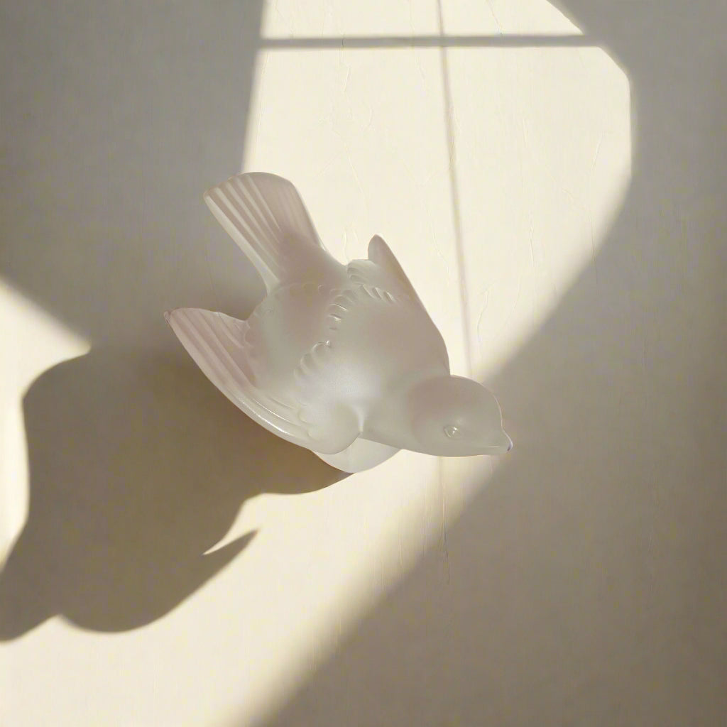 Lalique Crystal Clear Corrion Bird Figure 1160500