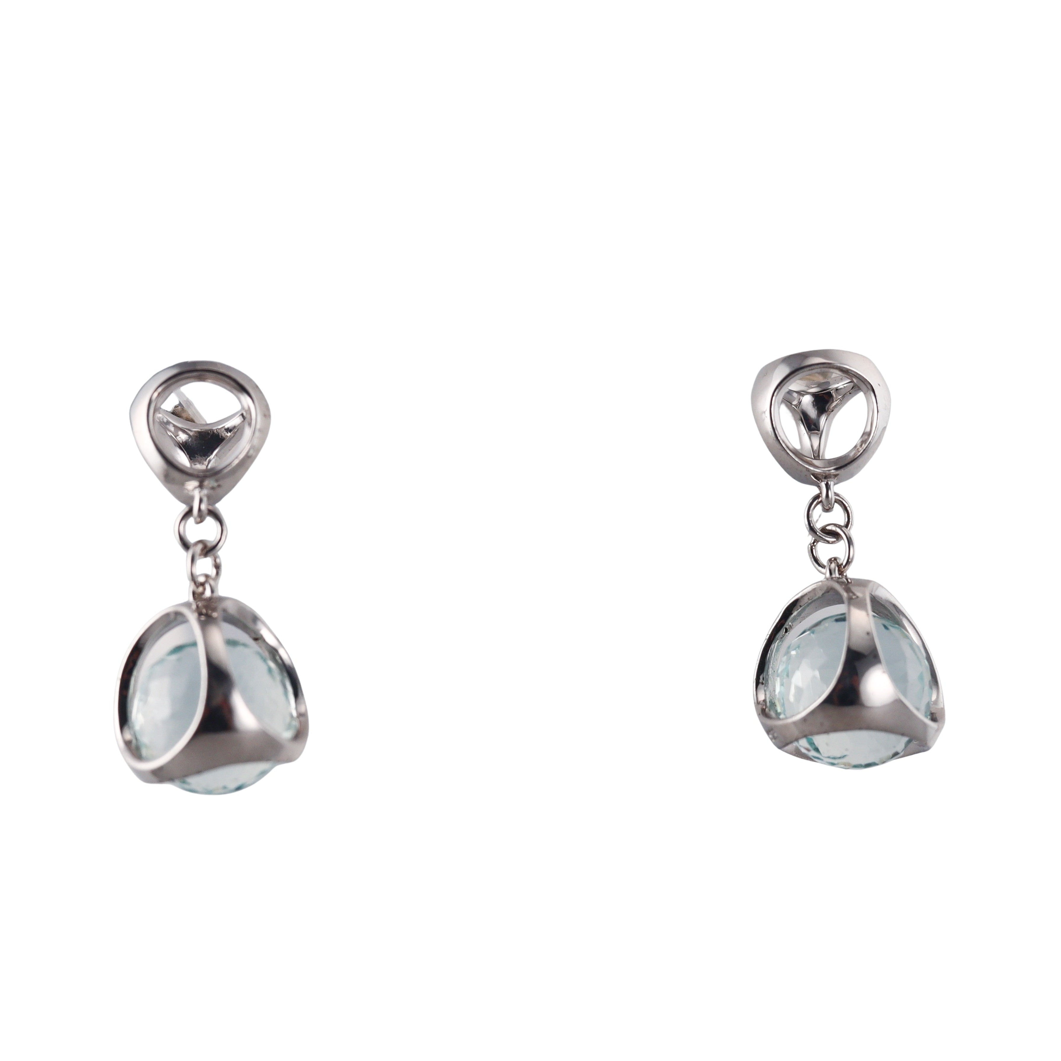 Di Modolo Icona Sterling Silver Blue Topaz Drop Earrings
