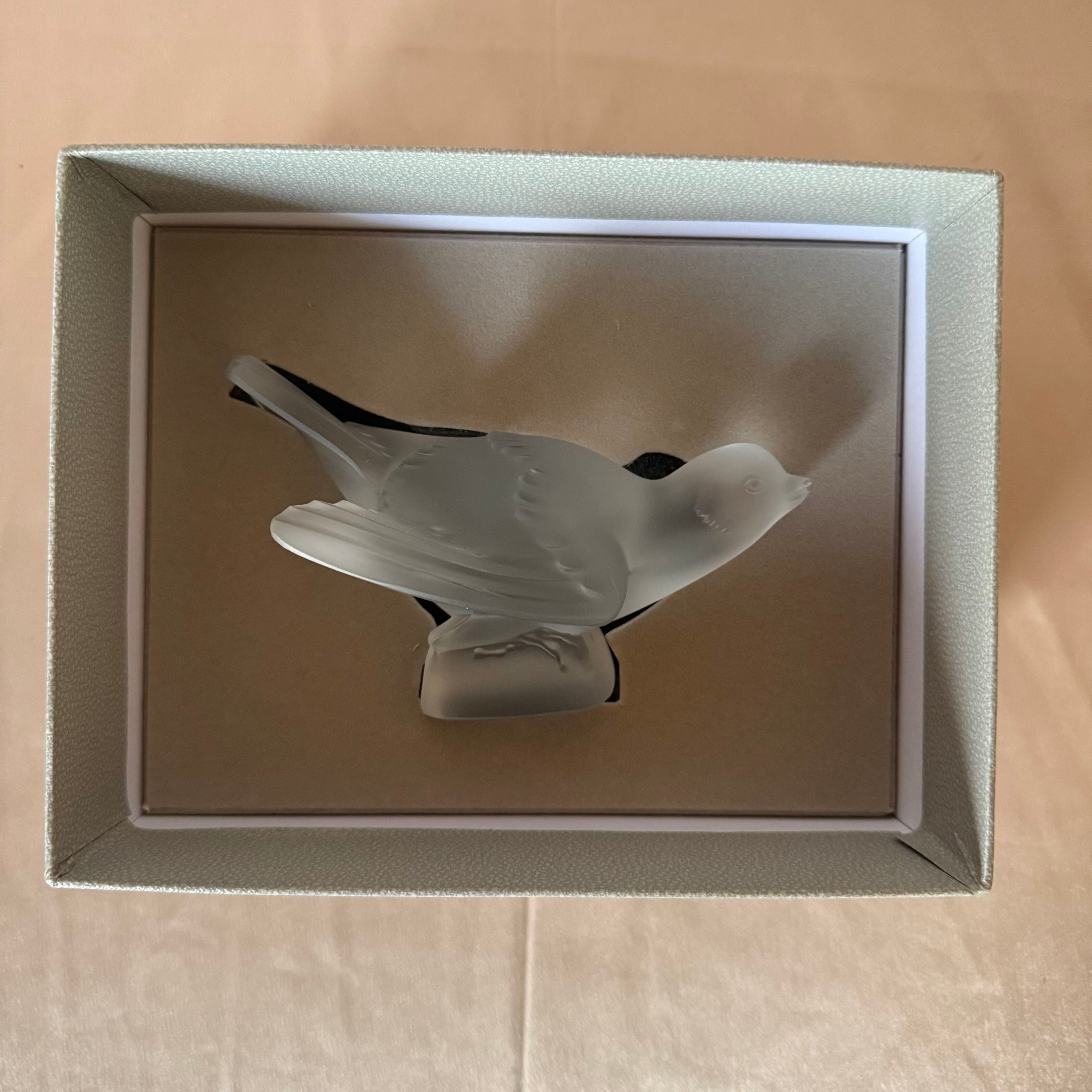 Lalique Crystal Clear Corrion Bird Figure 1160500