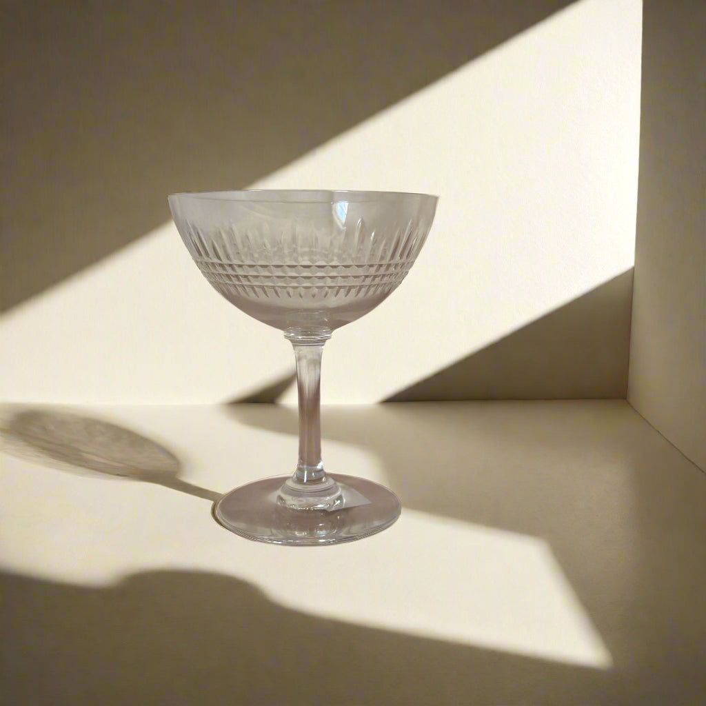 Baccarat Crystal Nancy Champagne Glass Set of 12