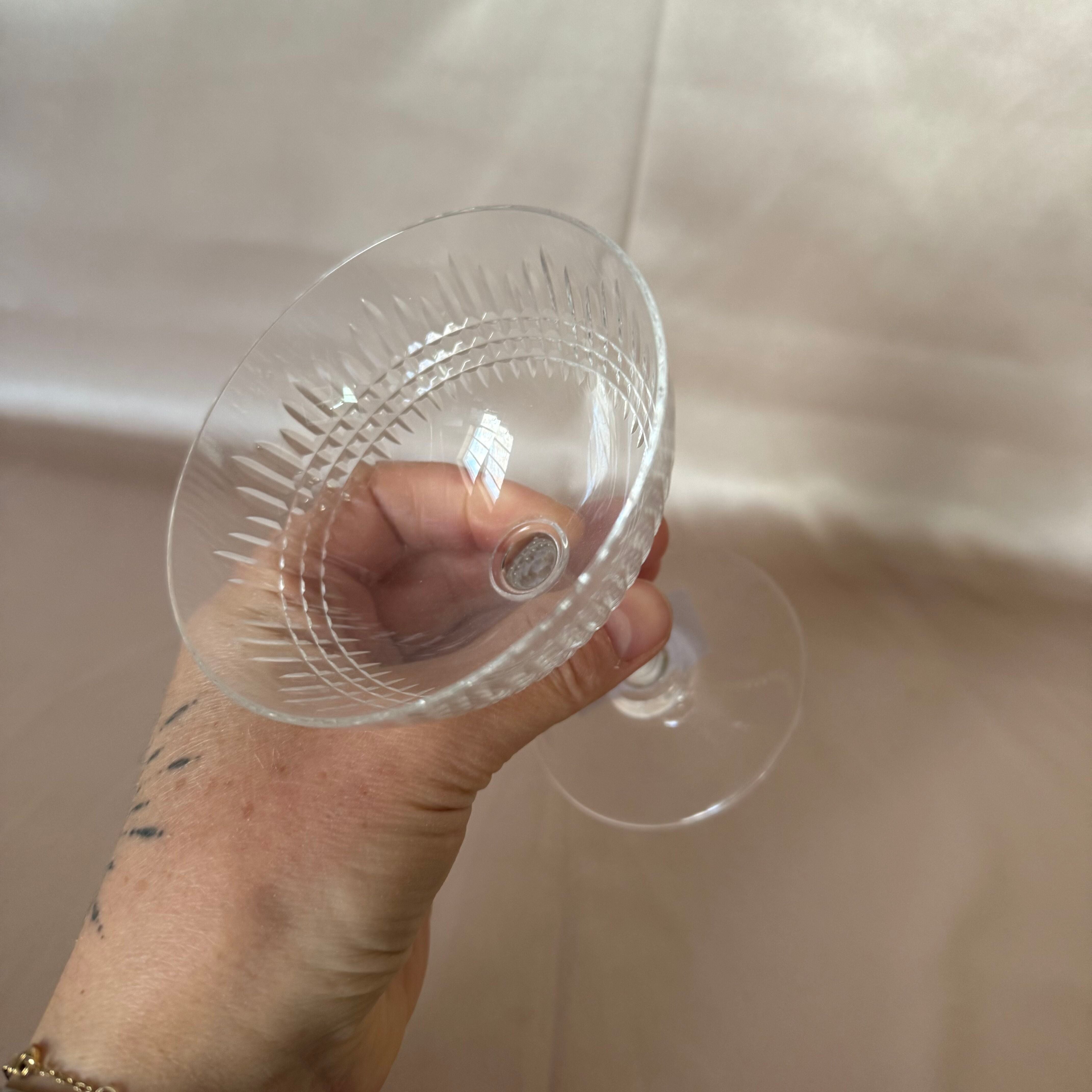 Baccarat Crystal Nancy Champagne Glass Set of 12