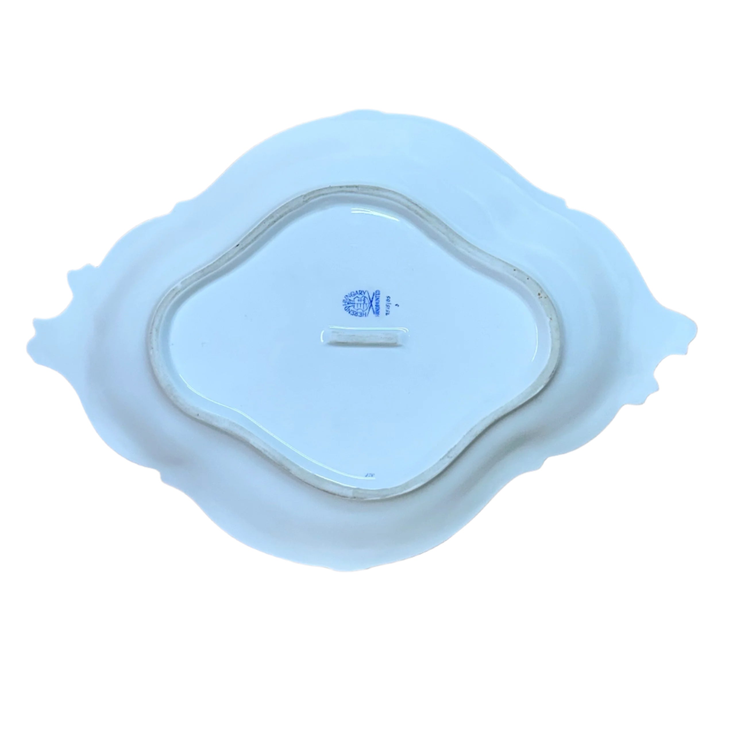 Herend Saxonian Bouquet Porcelain Rococo Dish 7515/BS