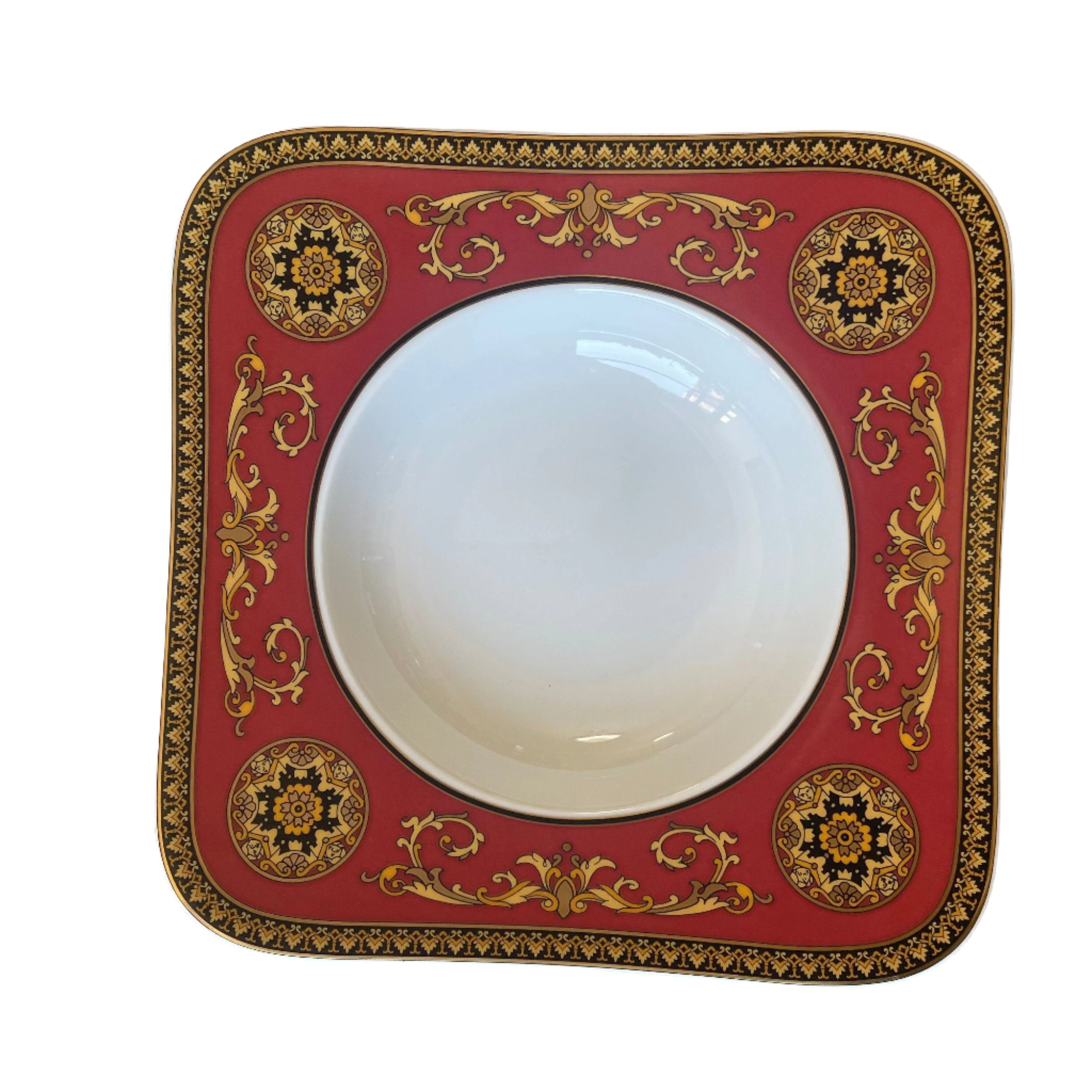 Versace by Rosenthal Medusa Square Soup Plate 16123