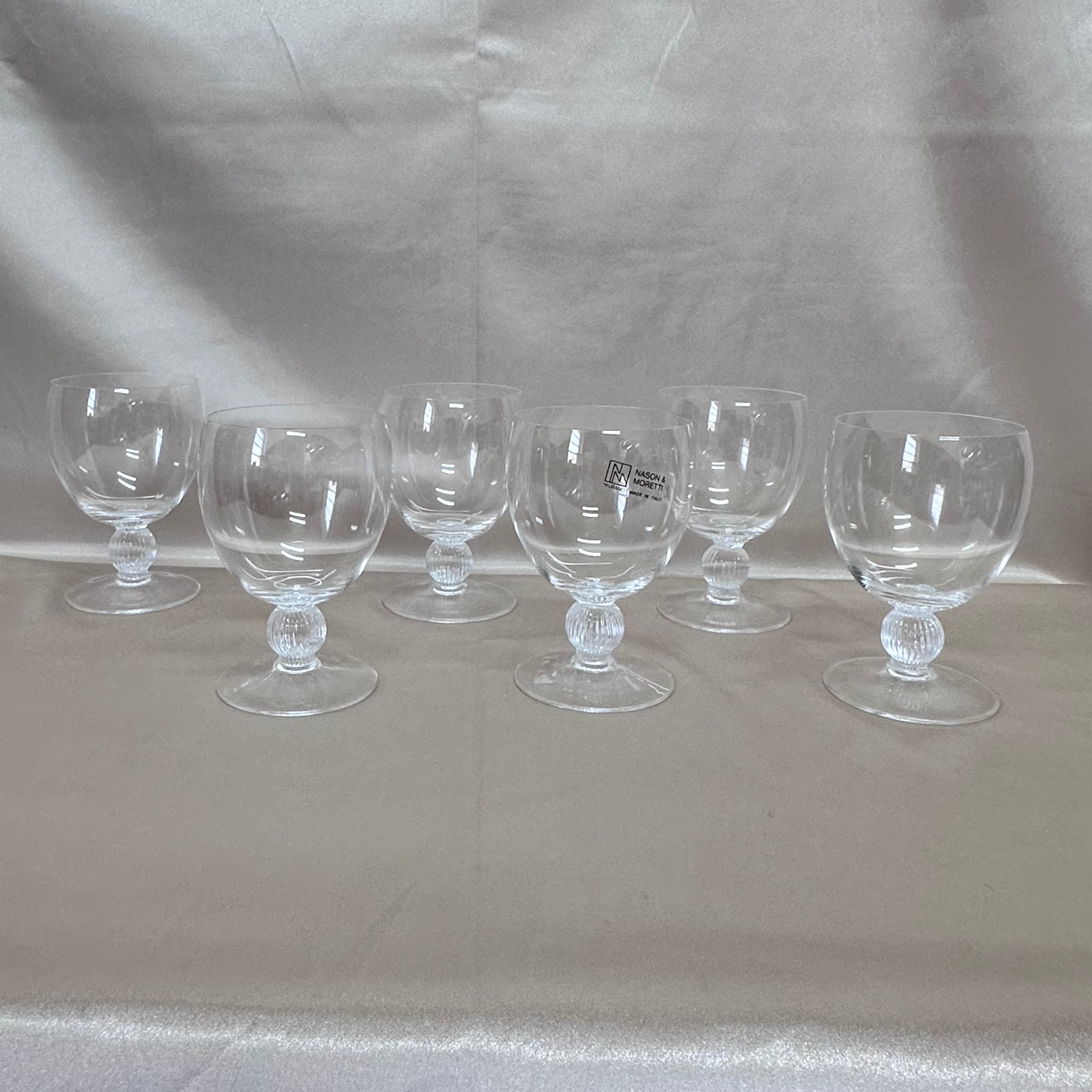 Nason & Moretti Murano 5" Wine Glass Set of 6 88/4