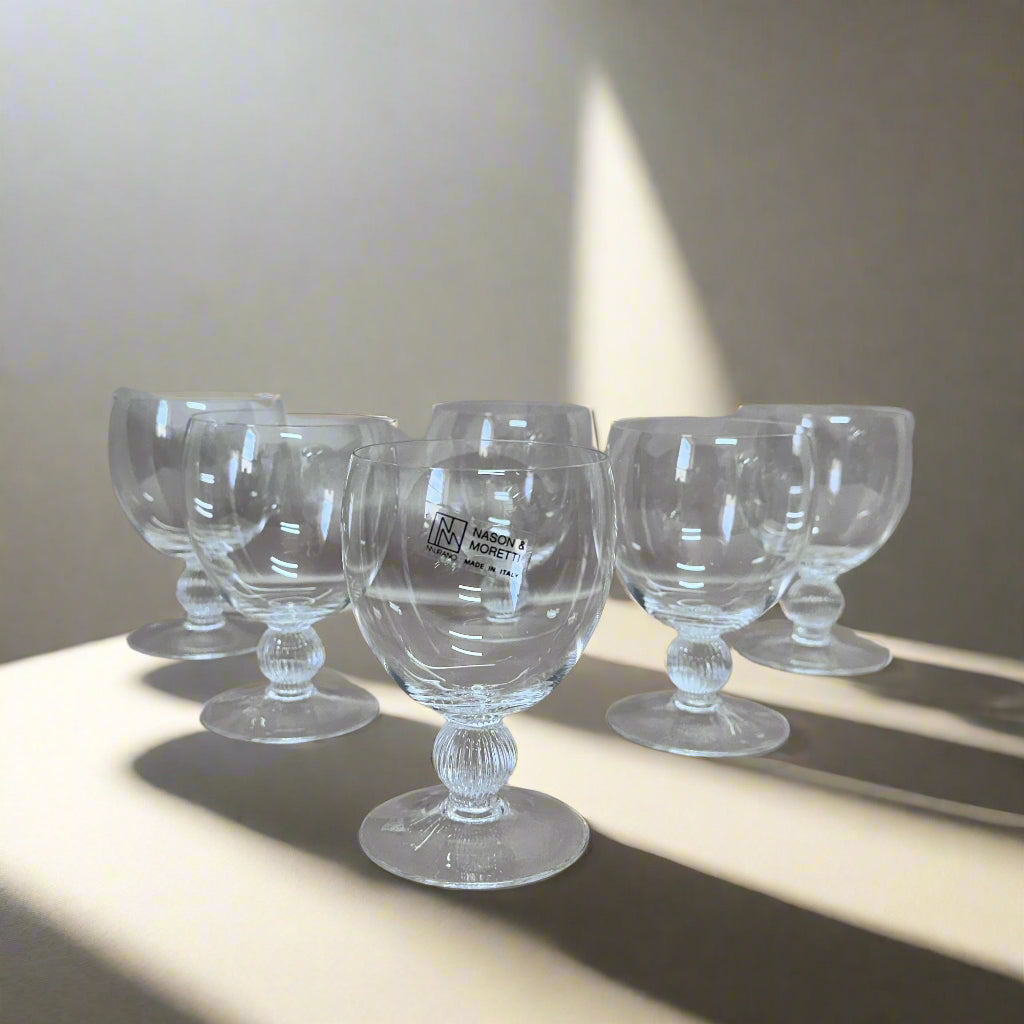 Nason & Moretti Murano 5" Wine Glass Set of 6 88/4