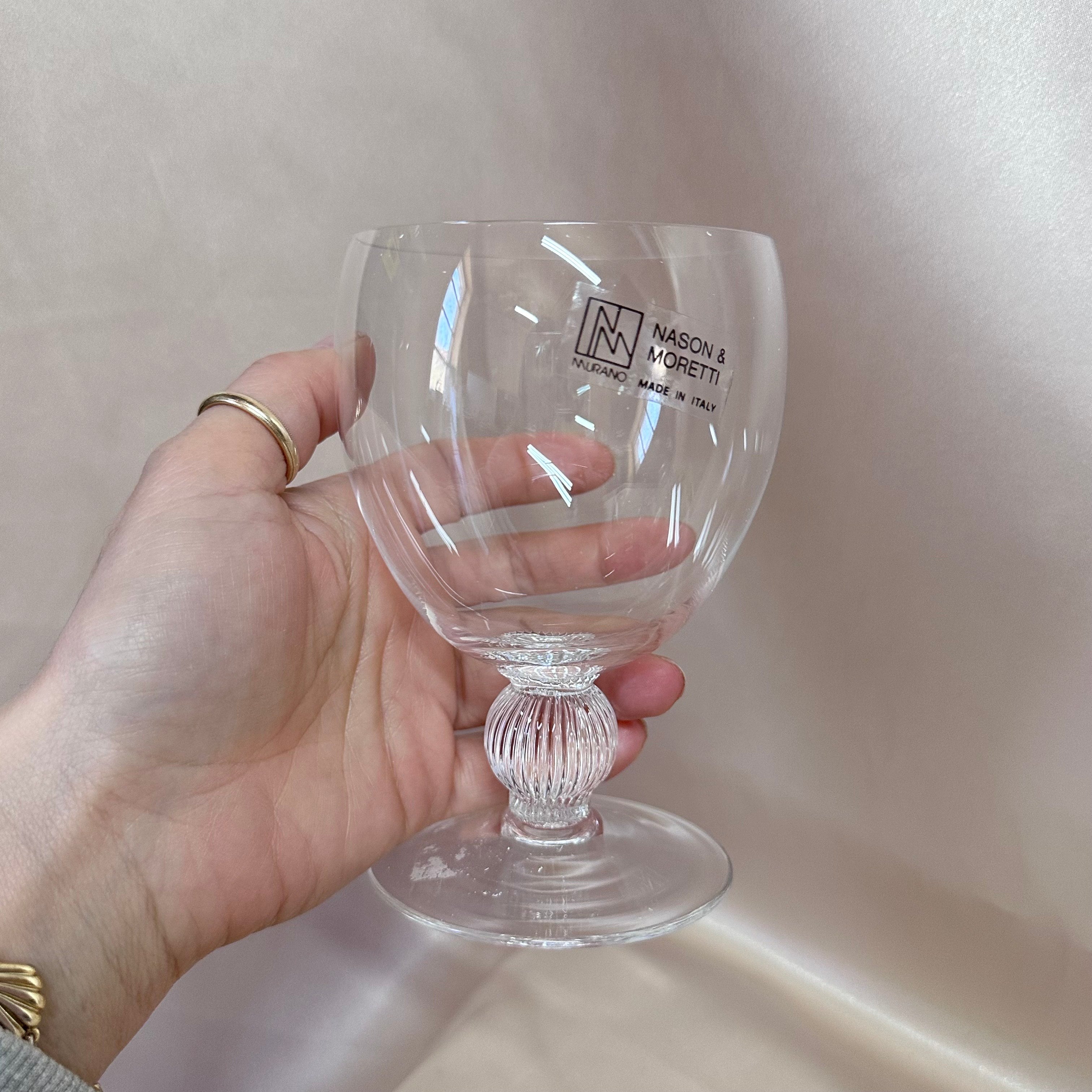 Nason & Moretti Murano 5" Wine Glass Set of 6 88/4