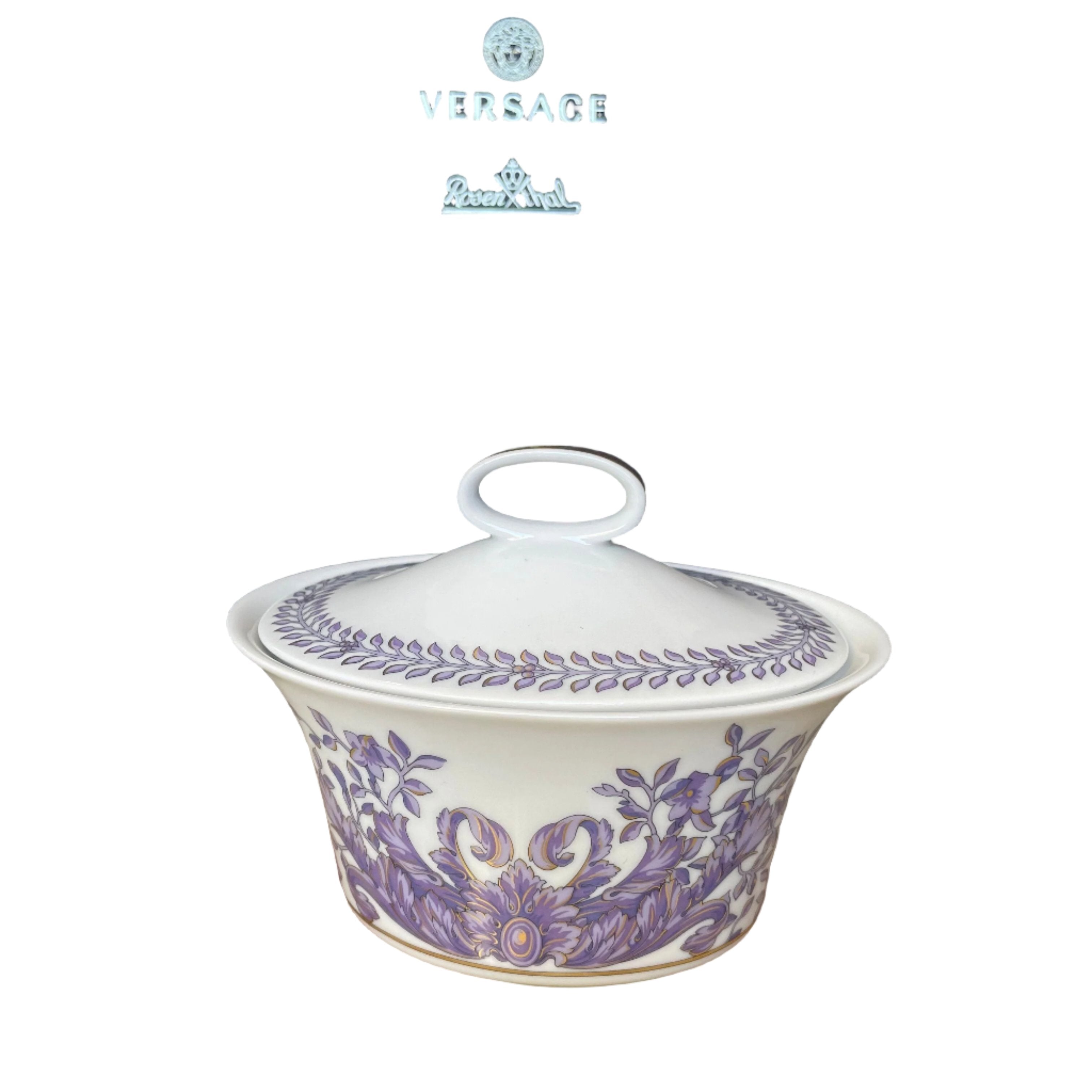 Versace by Rosenthal Grand Divertissement Sugar Bowl 14330