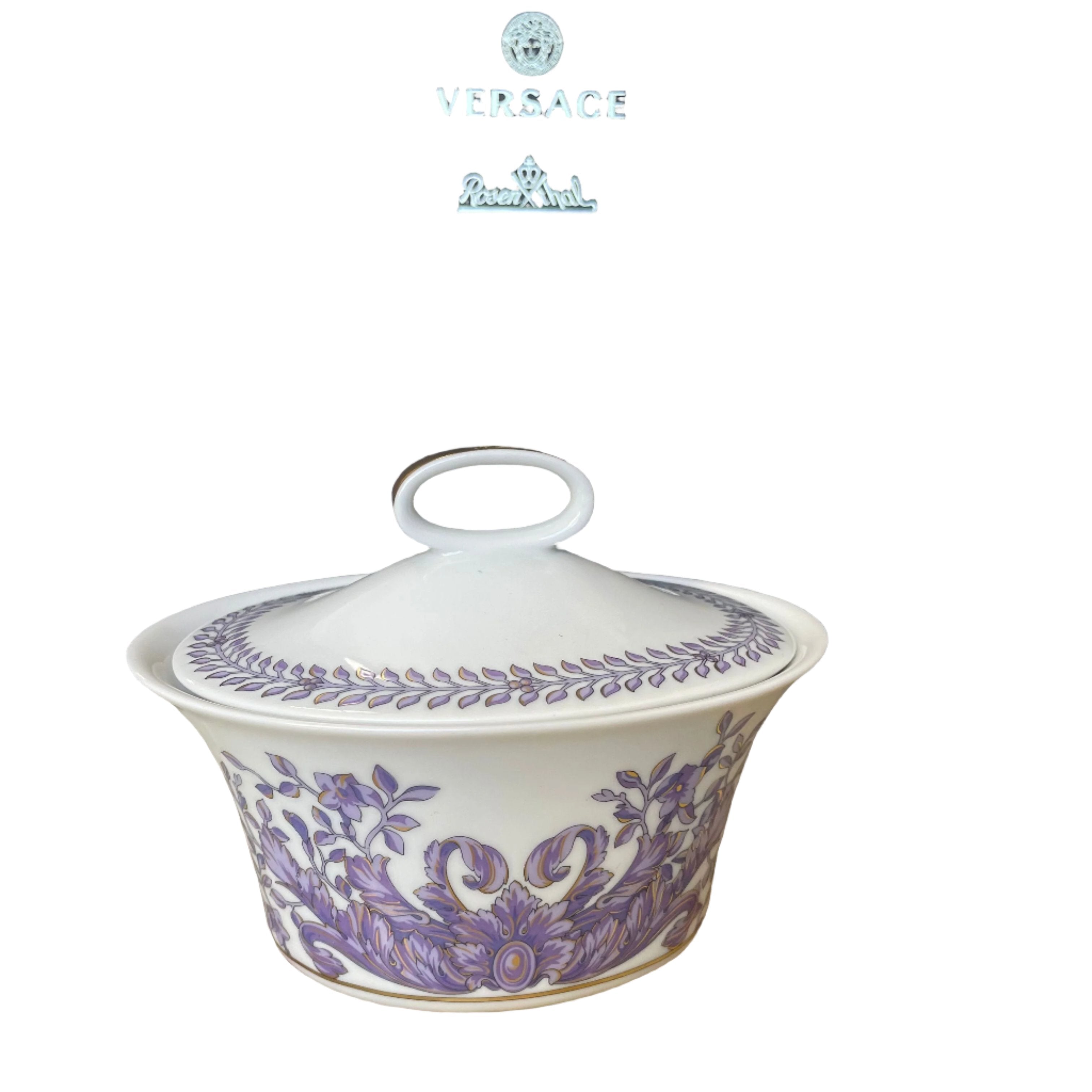 Versace by Rosenthal Grand Divertissement Sugar Bowl 14330