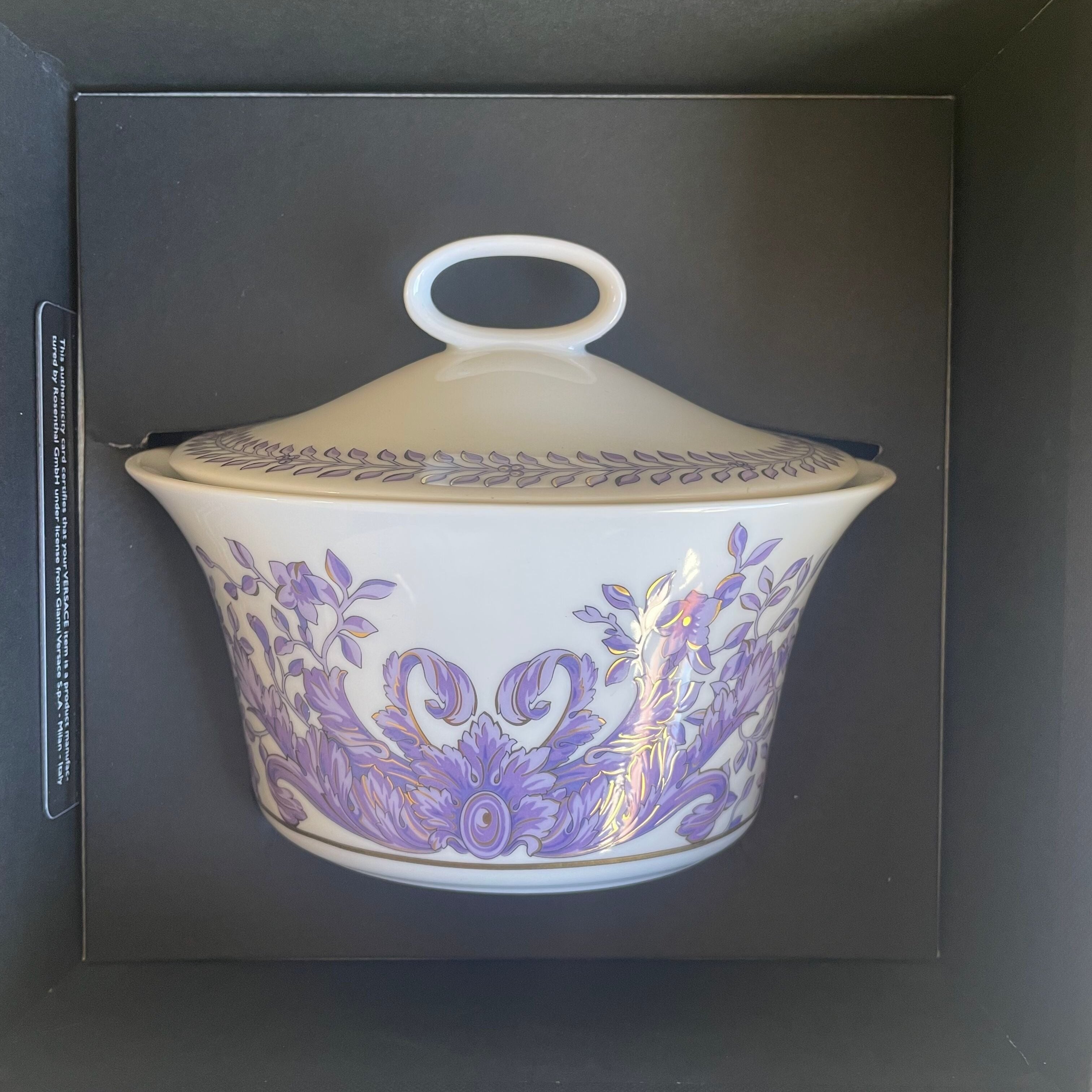 Versace by Rosenthal Grand Divertissement Sugar Bowl 14330