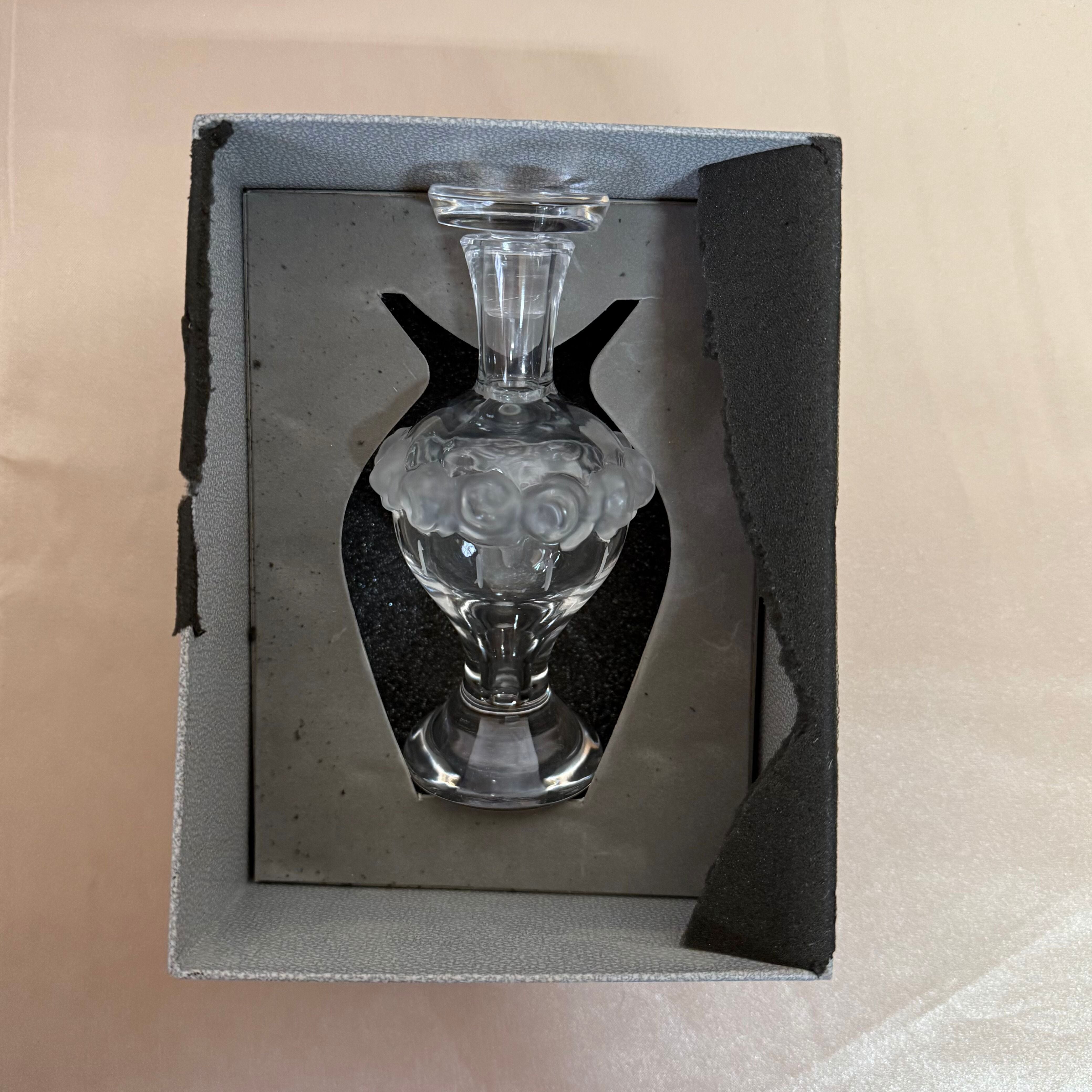 Lalique Crystal Perfume Bottle