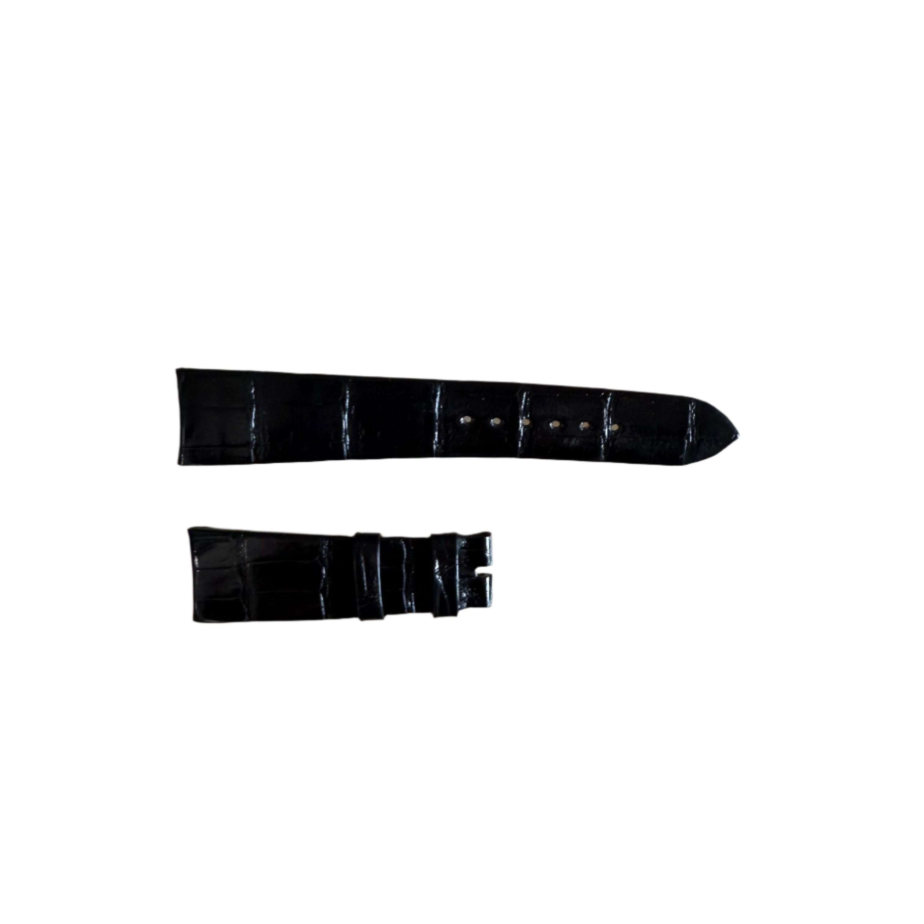 Authentic Girard Perregaux Black Alligator Watch Strap Band 20mm MCJ