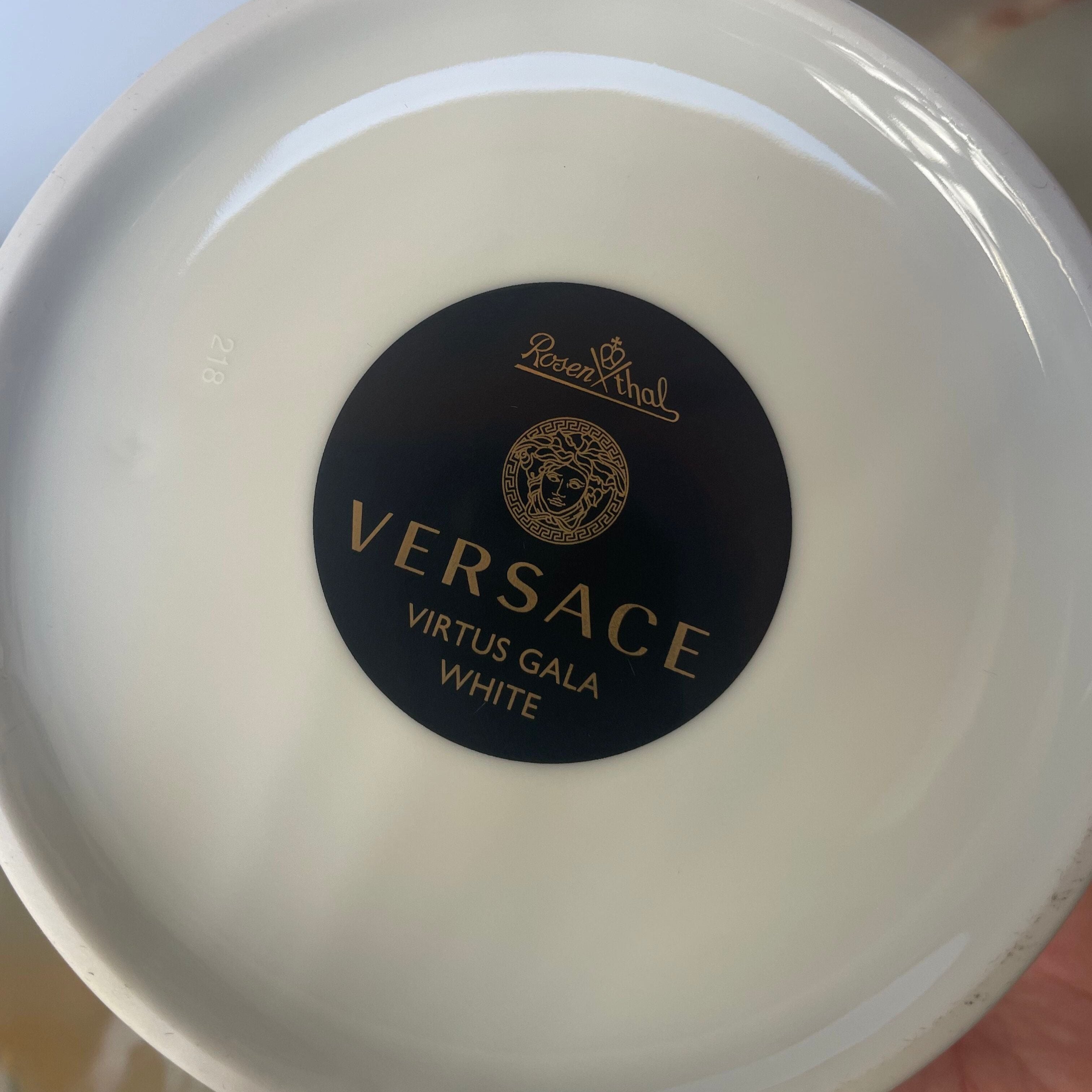 Versace by Rosenthal Virtus Gala White Tea Pot 14230