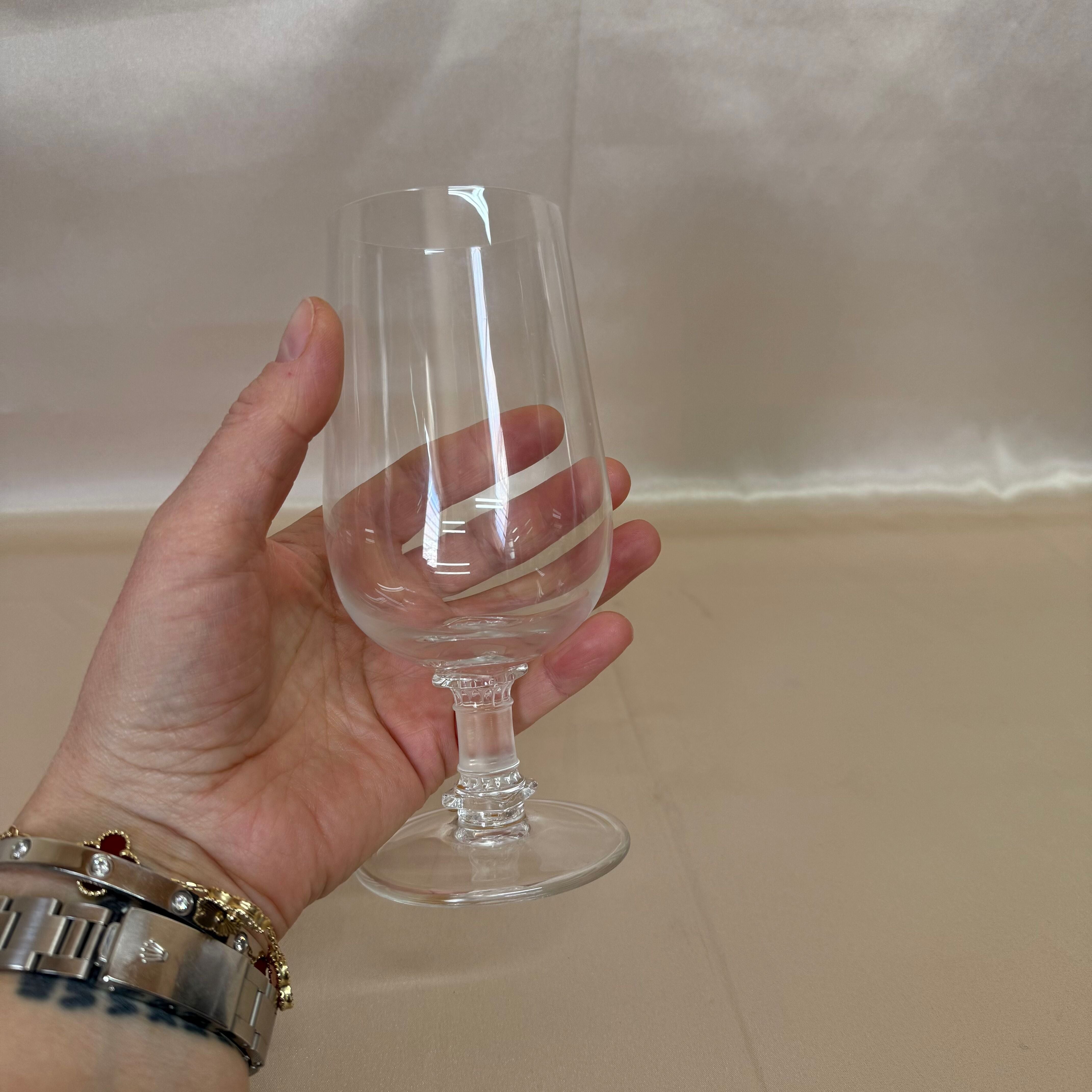 Lalique Crystal Water Goblet Set of 6