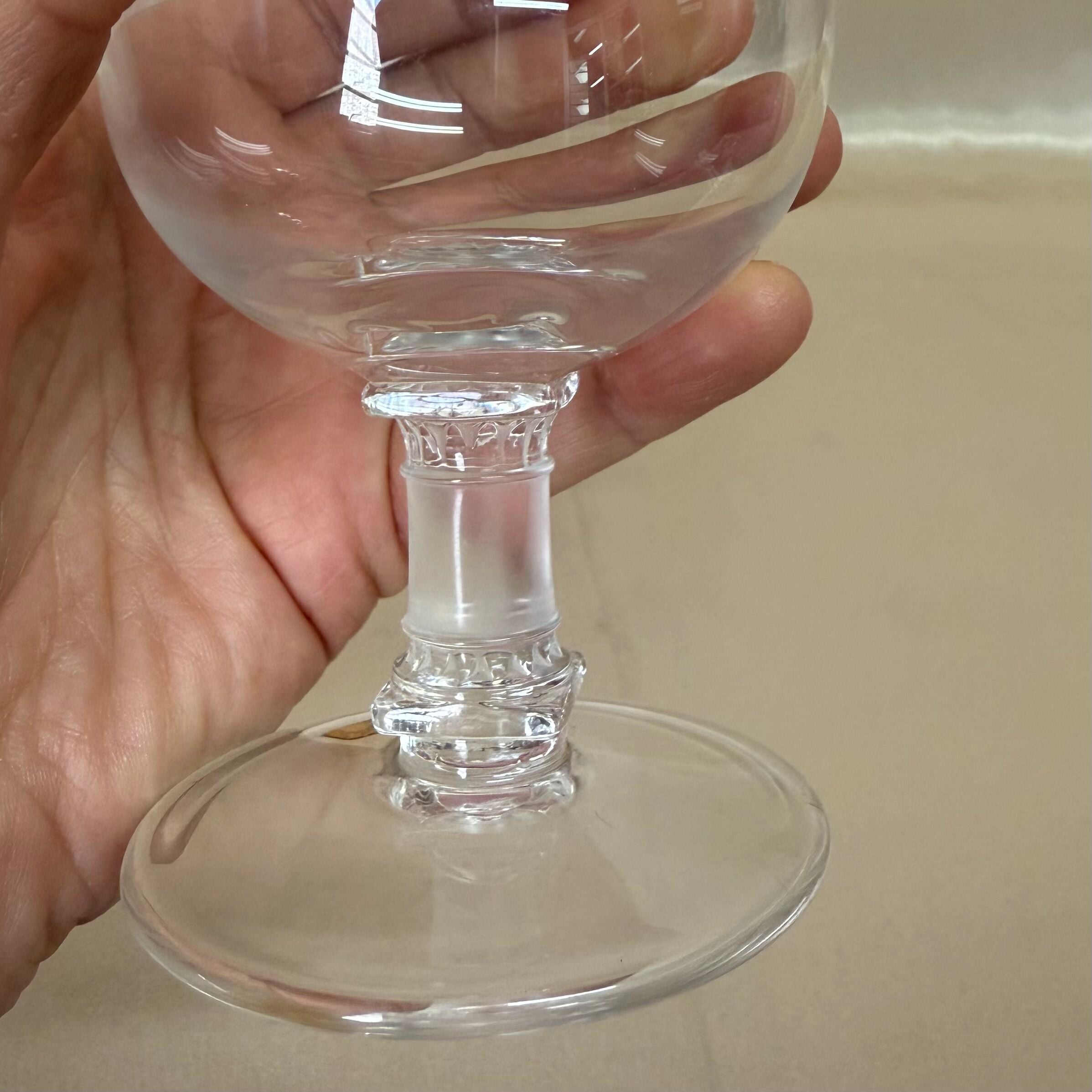 Lalique Crystal Water Goblet Set of 6