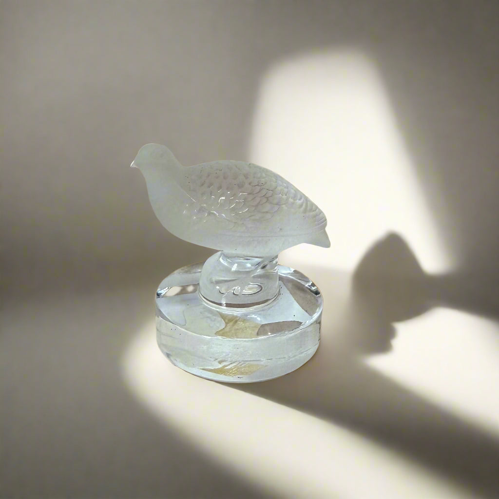 Lalique Crystal Place Card Setting Set of 5