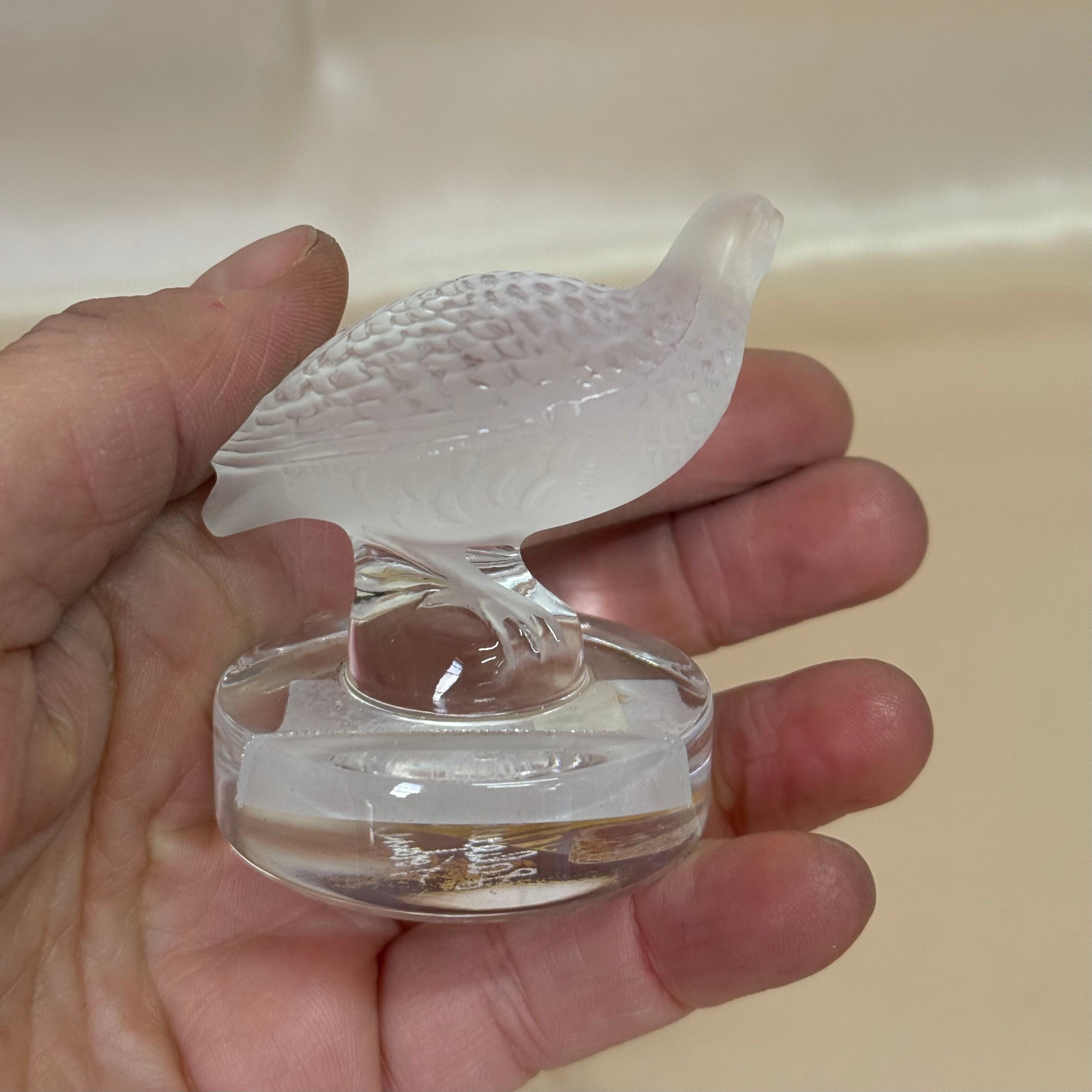 Lalique Crystal Place Card Setting Set of 5