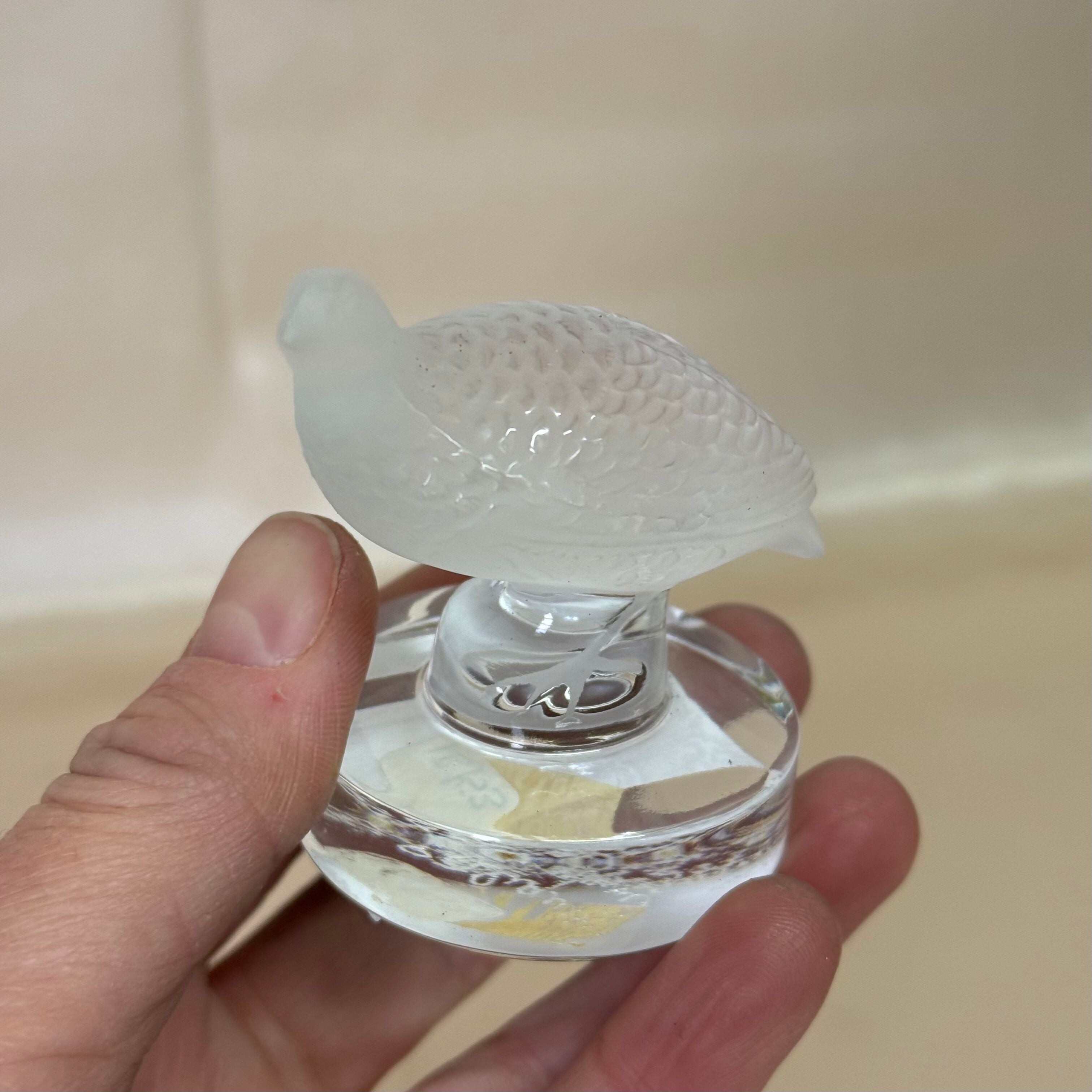 Lalique Crystal Place Card Setting Set of 5