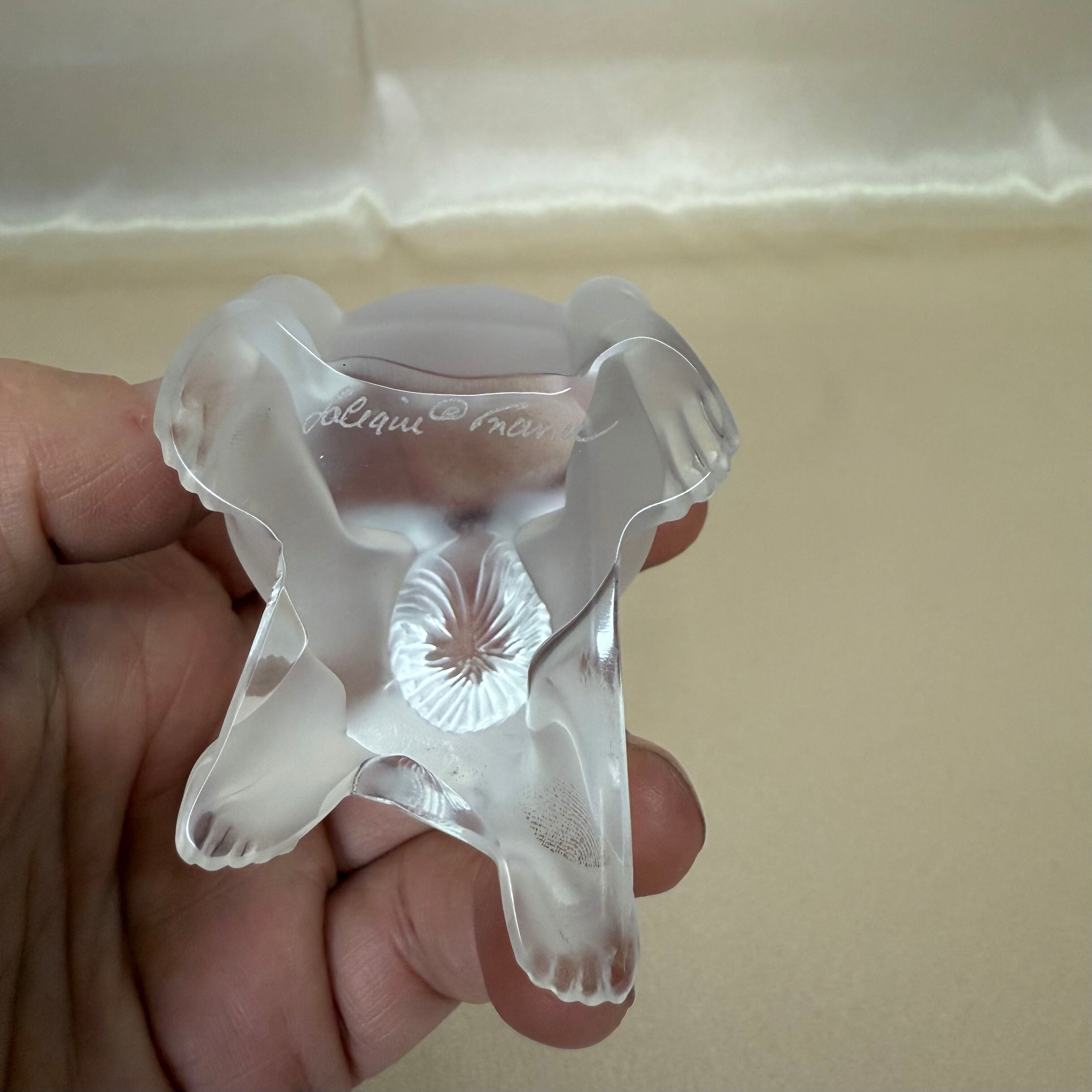 Lalique Crystal Figurine Nude Sitting 1191700