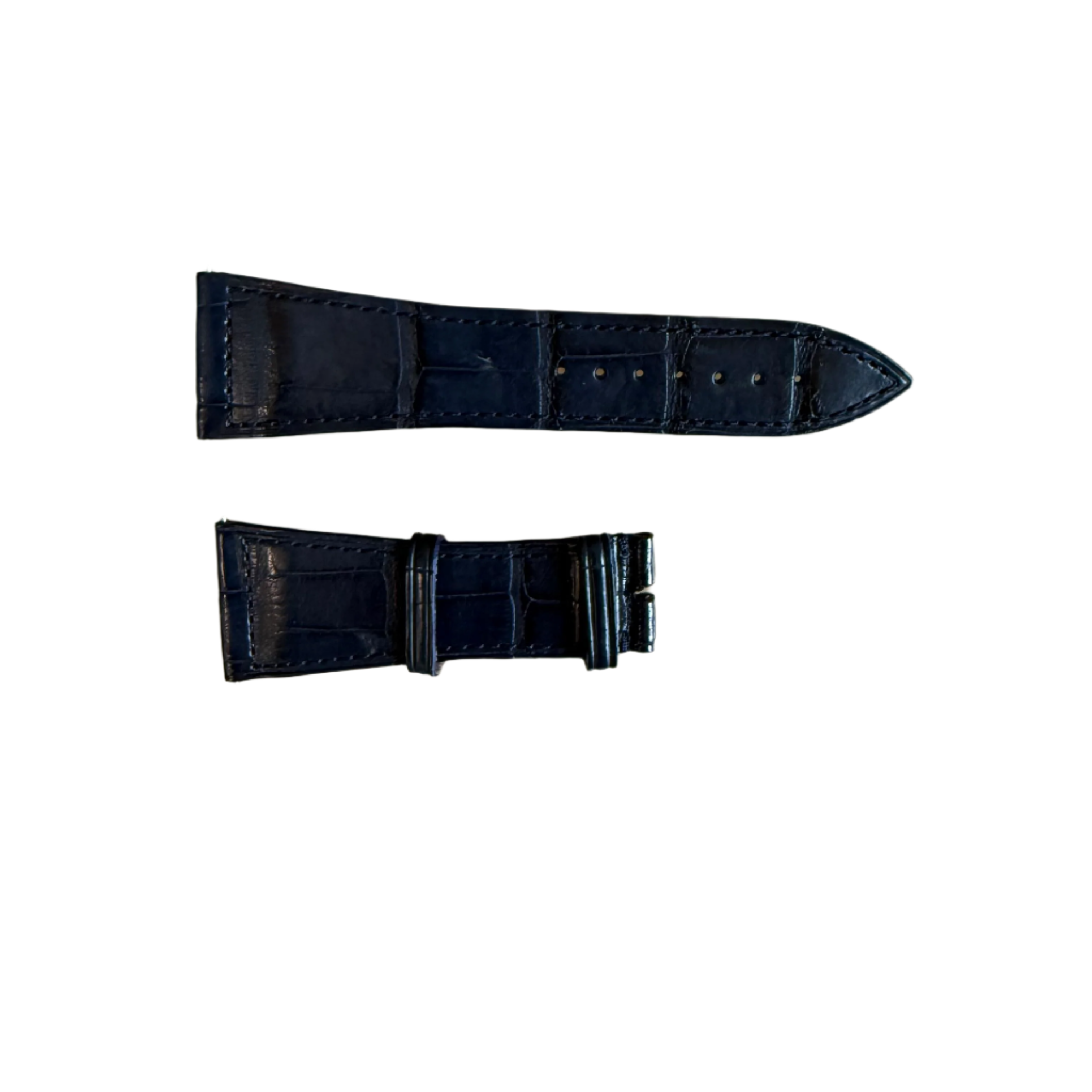 Authentic Franck Muller Blue Crocodile Watch Strap Band 26mm