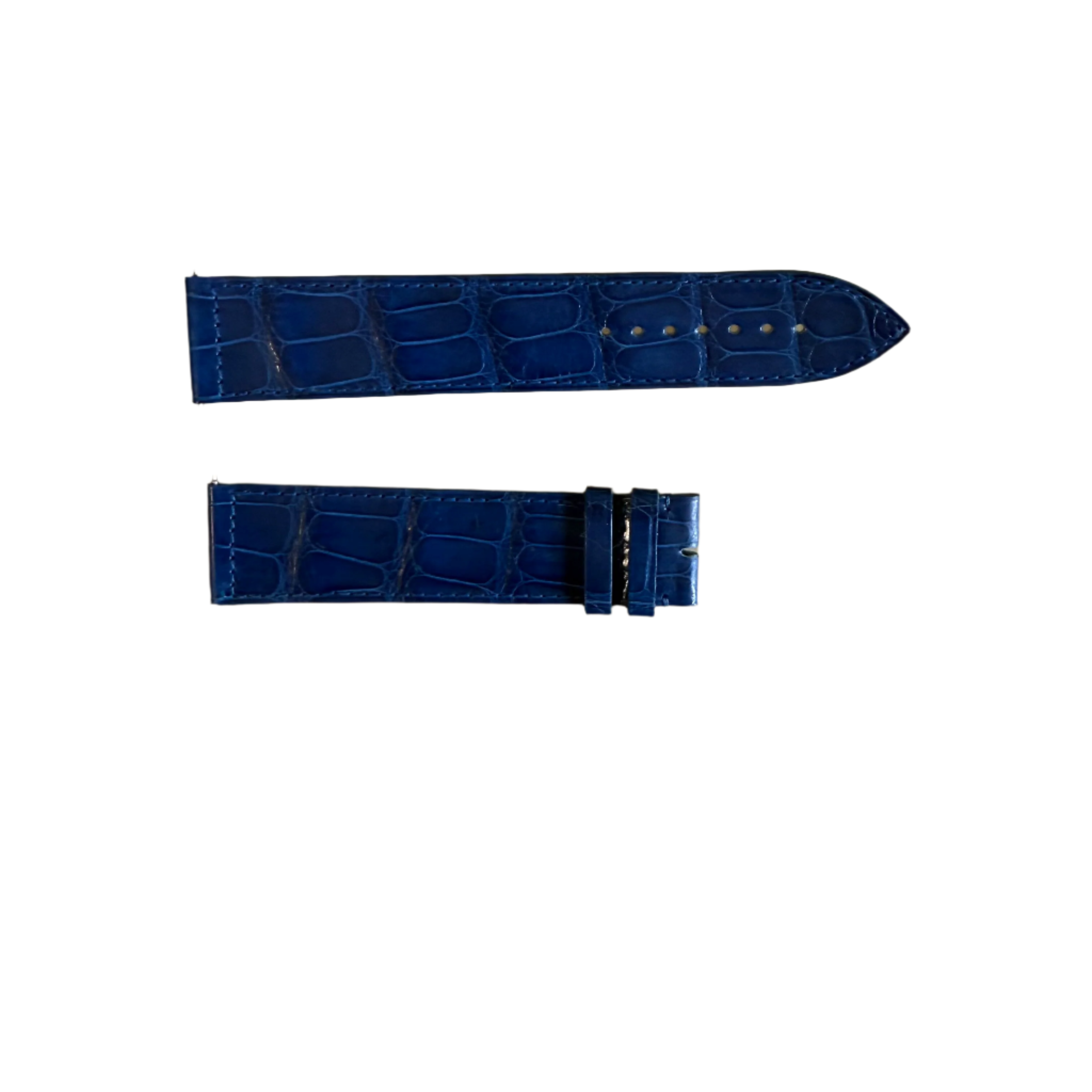 Authentic Franck Muller Blue Crocodile Watch Strap Band 24mm FRK0600164