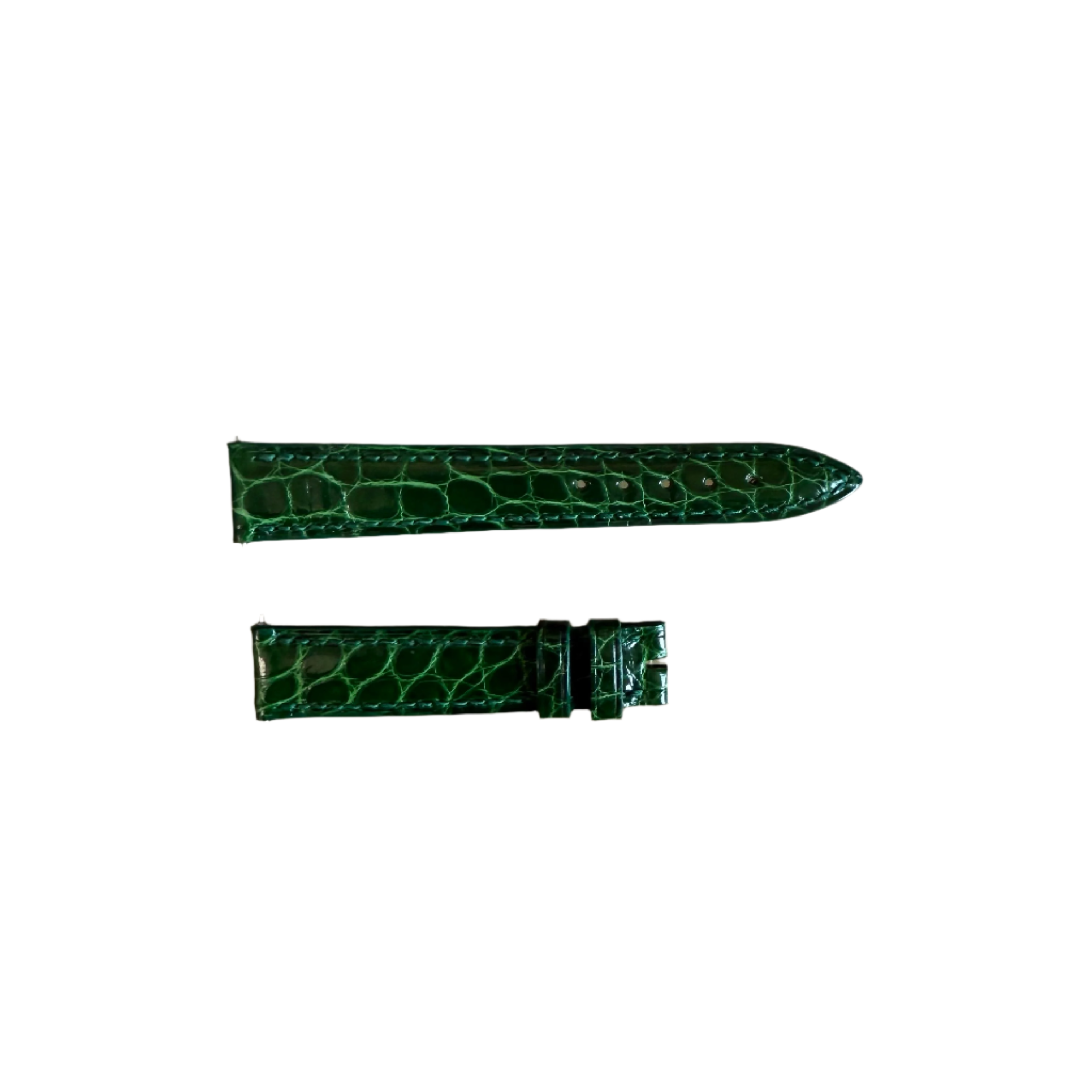 Authentic Franck Muller Green Crocodile Watch Strap Band 14mm