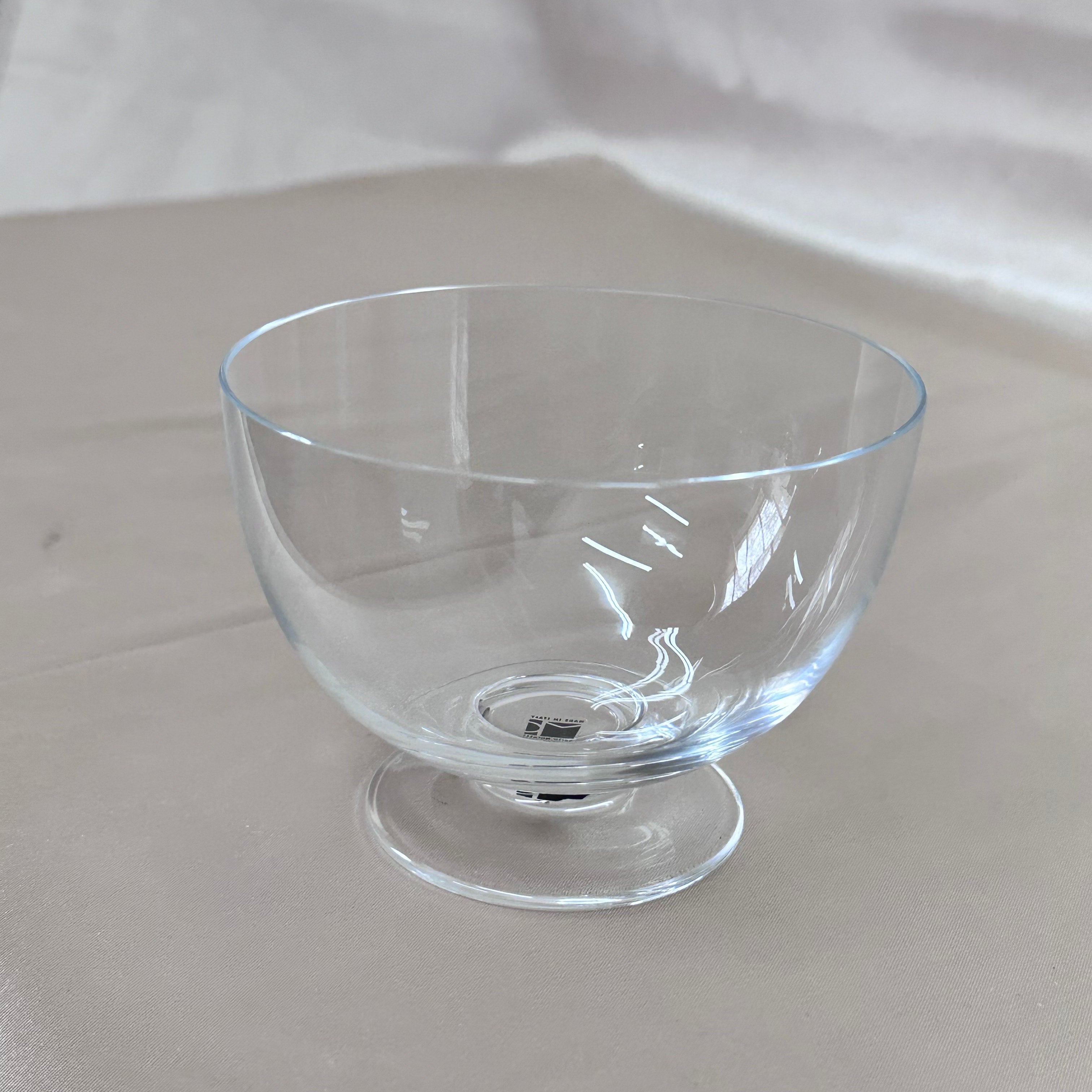 Carlo Moretti Murano Glass Dessert Ice Cream Goblet Set of 6