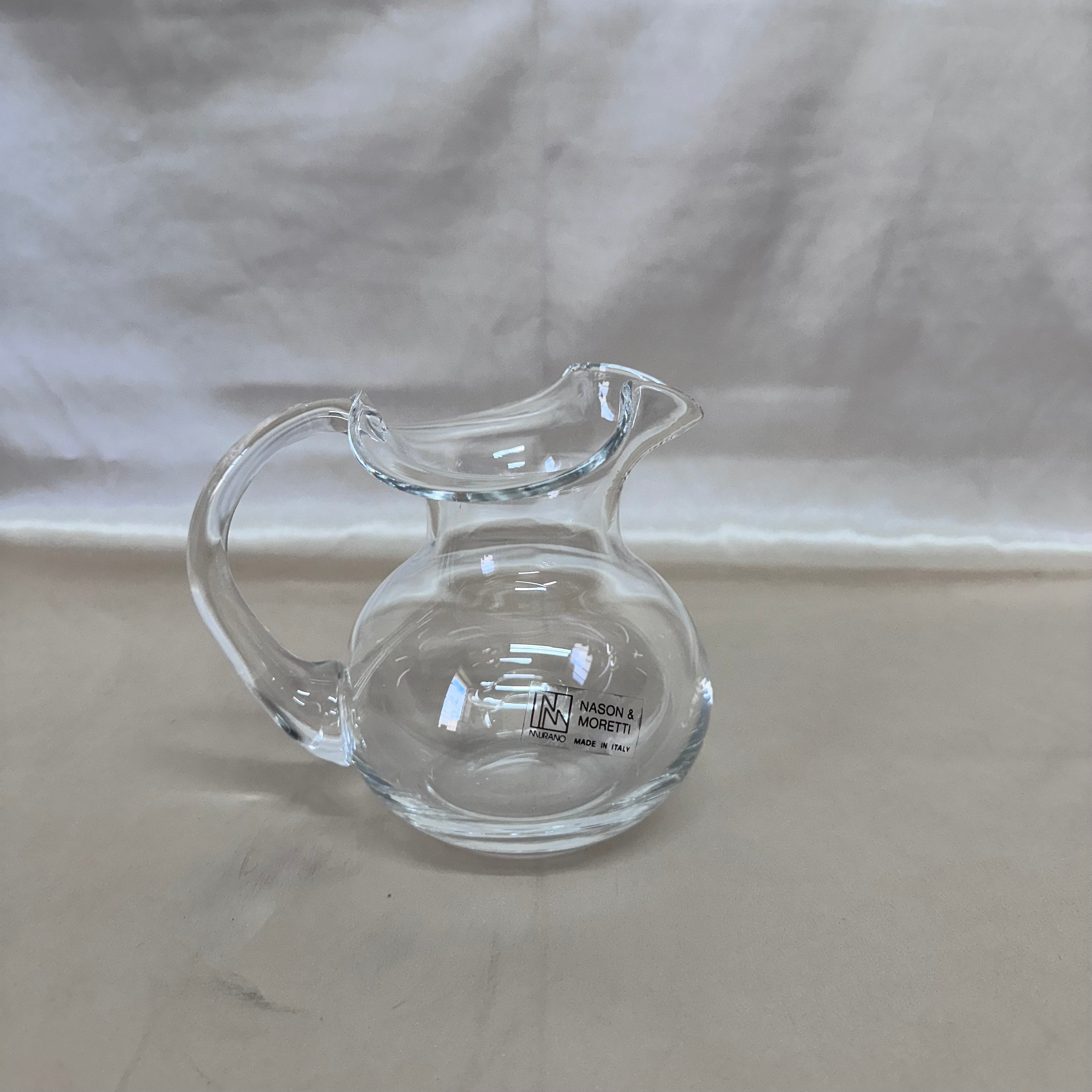 Nasonmoretti Murano Small Water Pitcher Vase