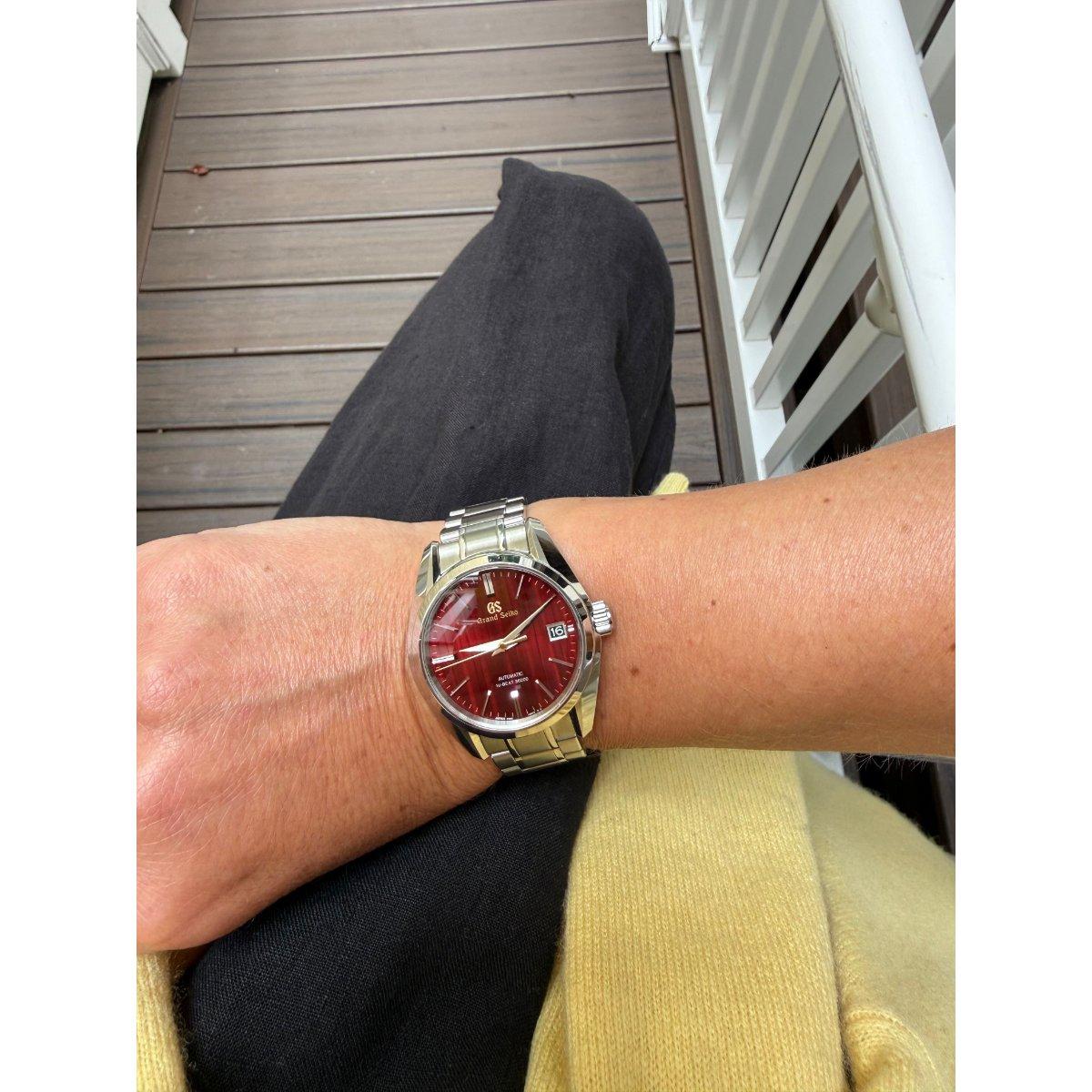 Grand Seiko Heritage Limited Edition Red Dial Automatic Steel Watch SBGH269