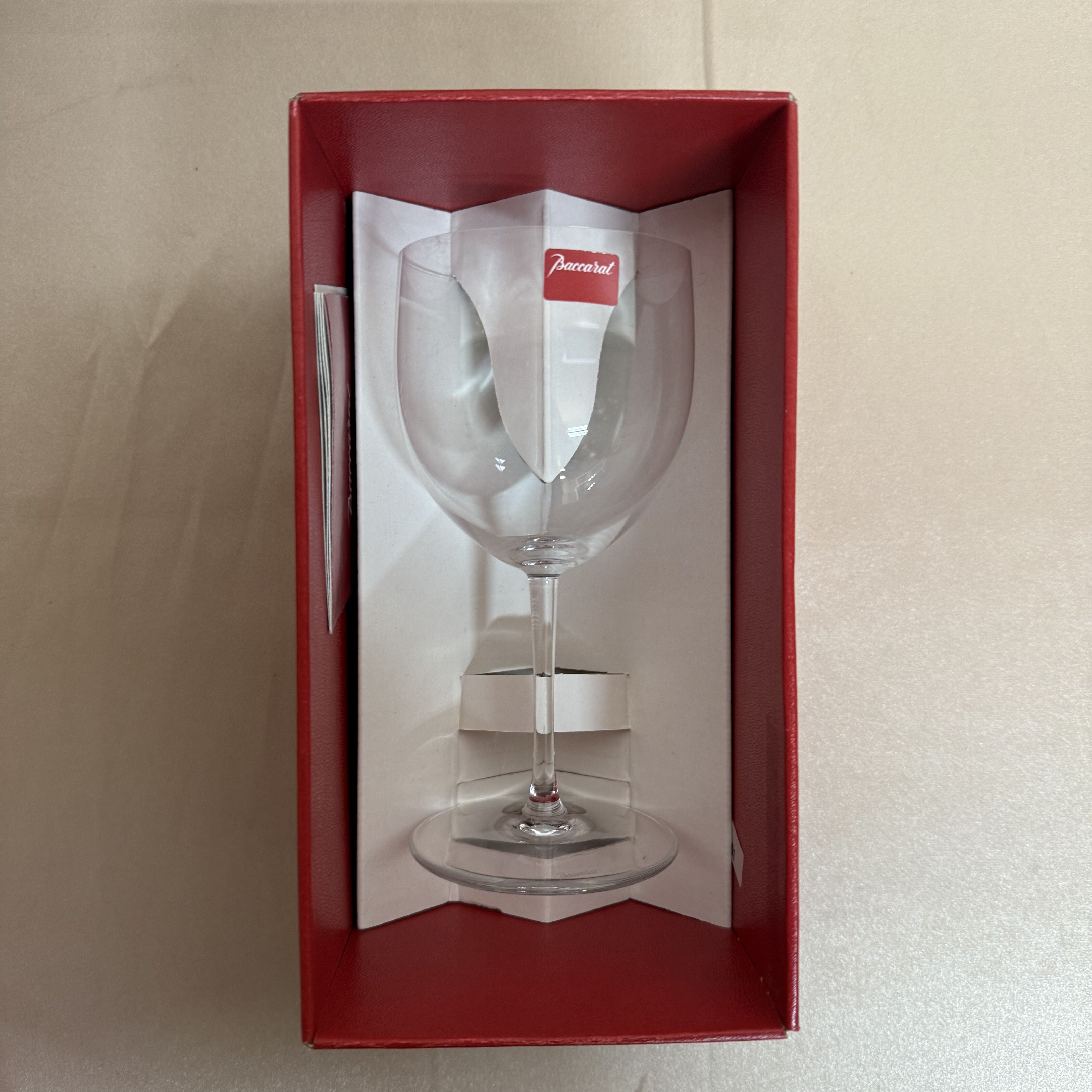Baccarat Crystal Brummel Wine Glass Set of 2 1115104