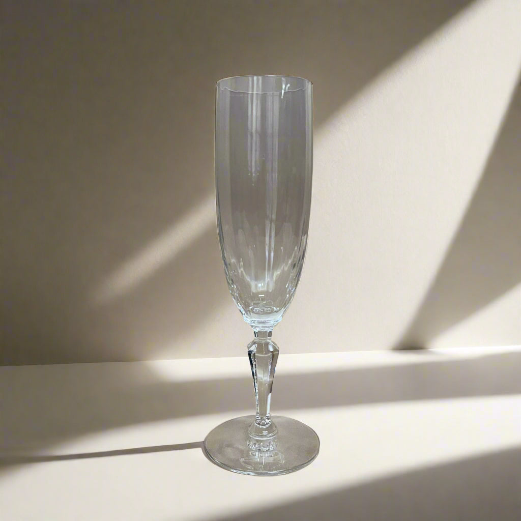 Set of 6 Baccarat Crystal Naples Champagne Flute 1152109