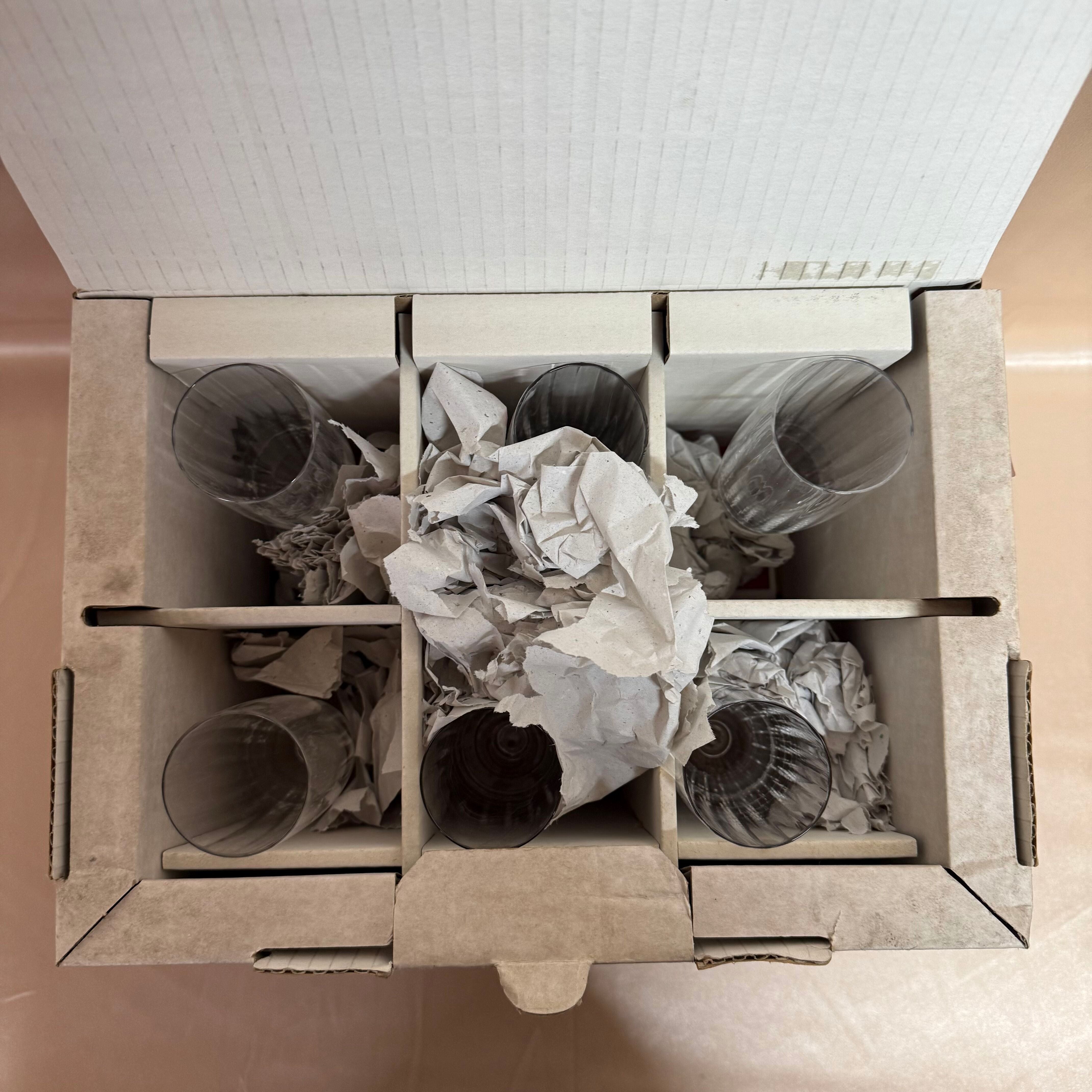 Set of 6 Baccarat Crystal Naples Champagne Flute 1152109