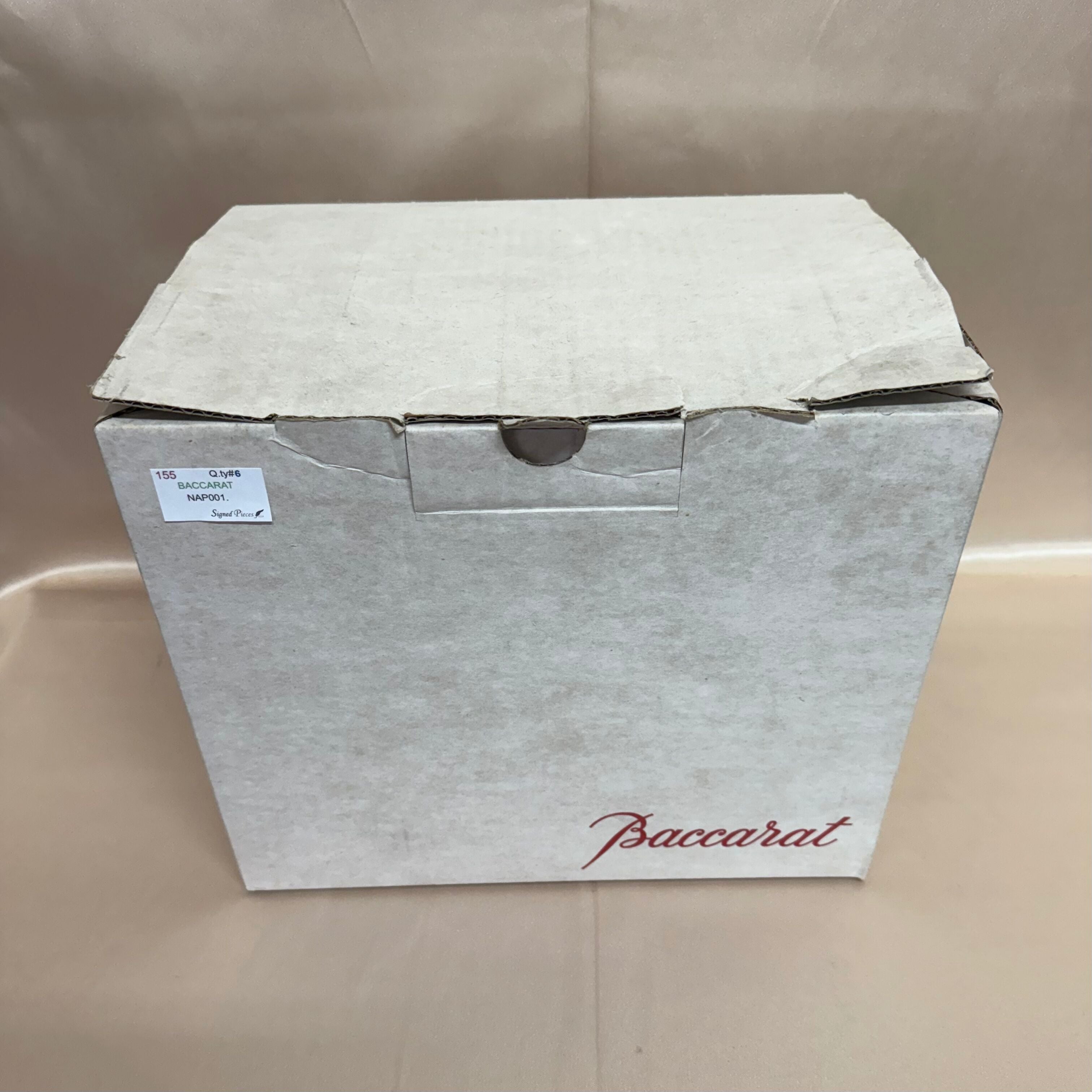 Set of 6 Baccarat Crystal Naples Champagne Flute 1152109