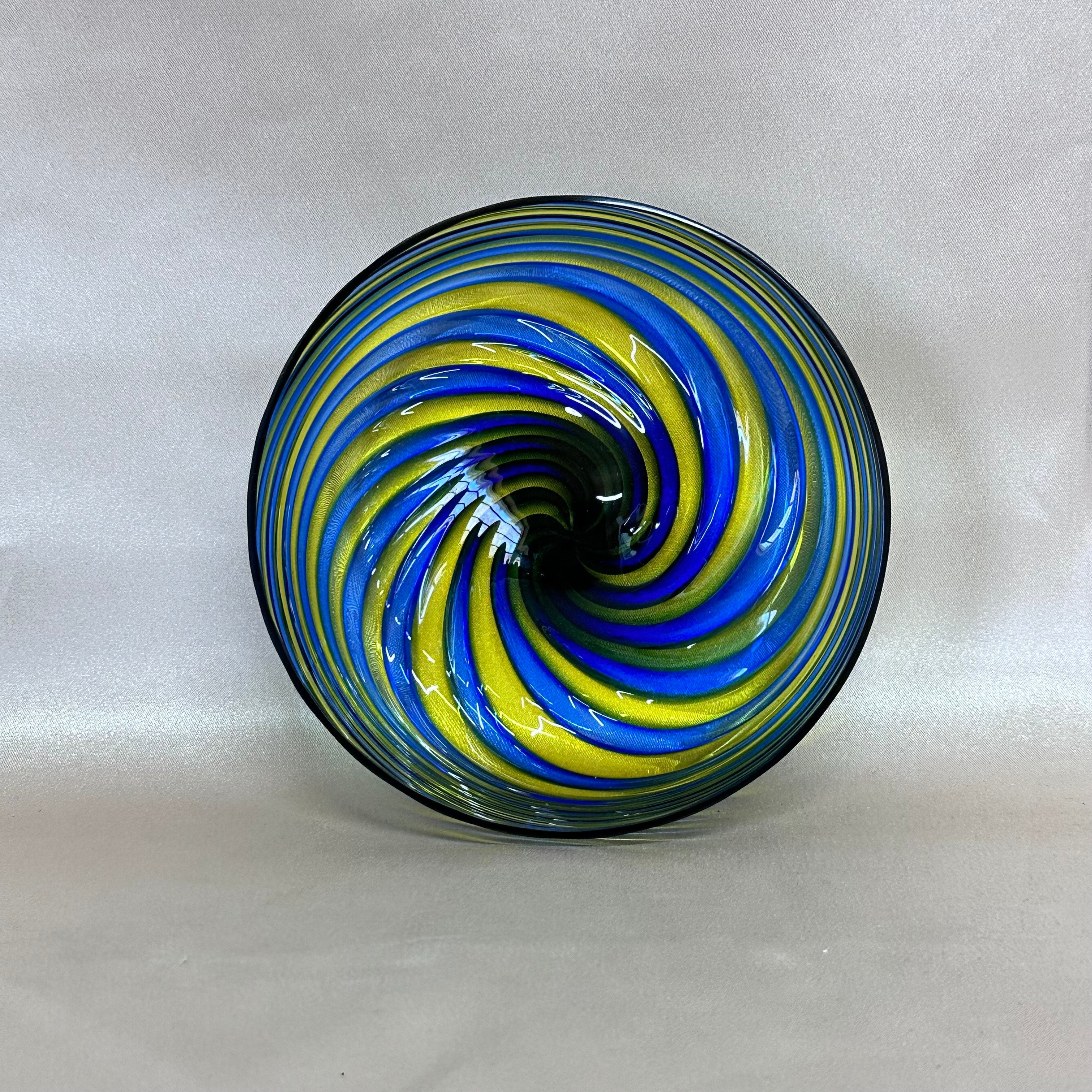 Carlo Moretti Murano Swirl Glass Bowl Set of 10