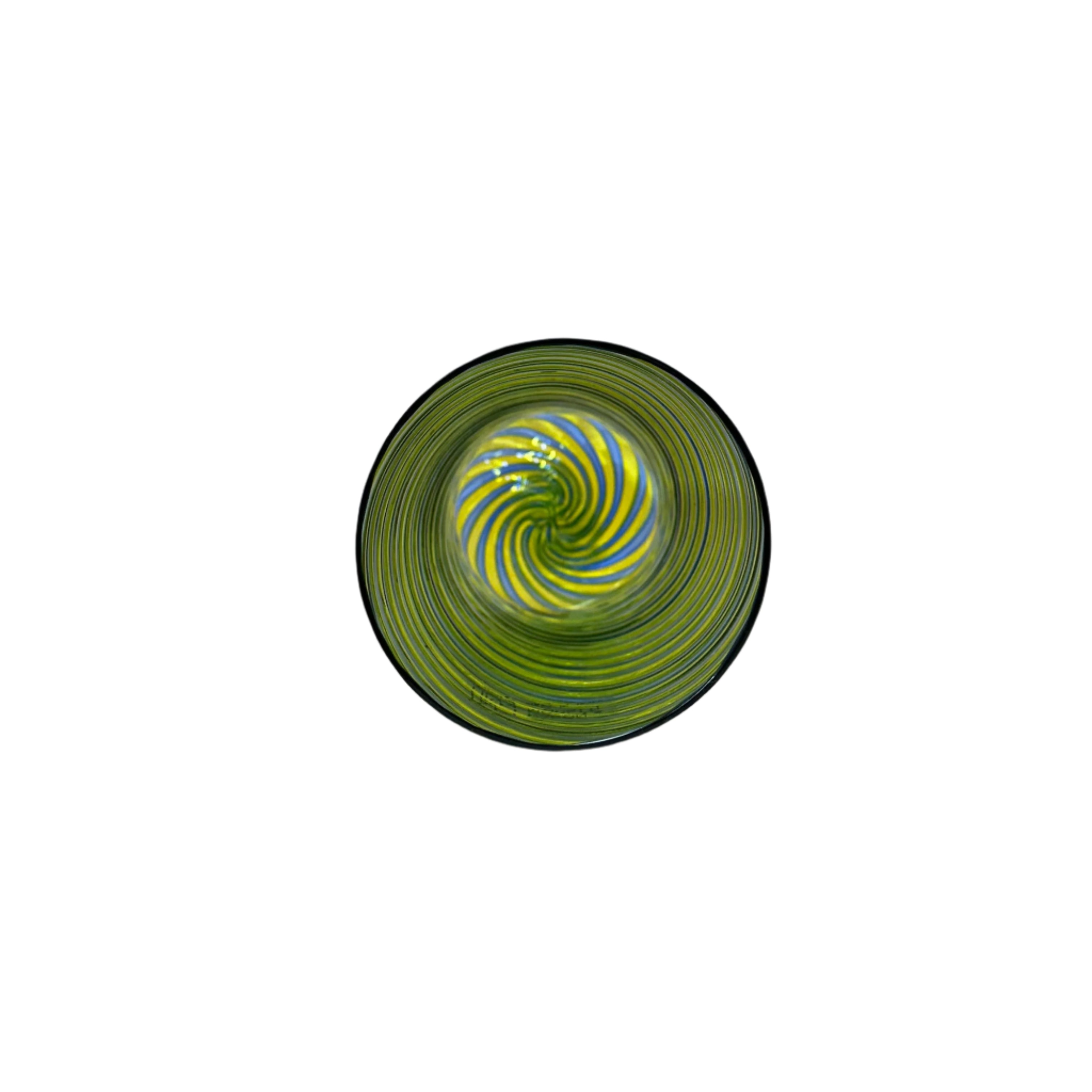 NasonMoretti Murano Swirl Candy Water Glass Set of 10