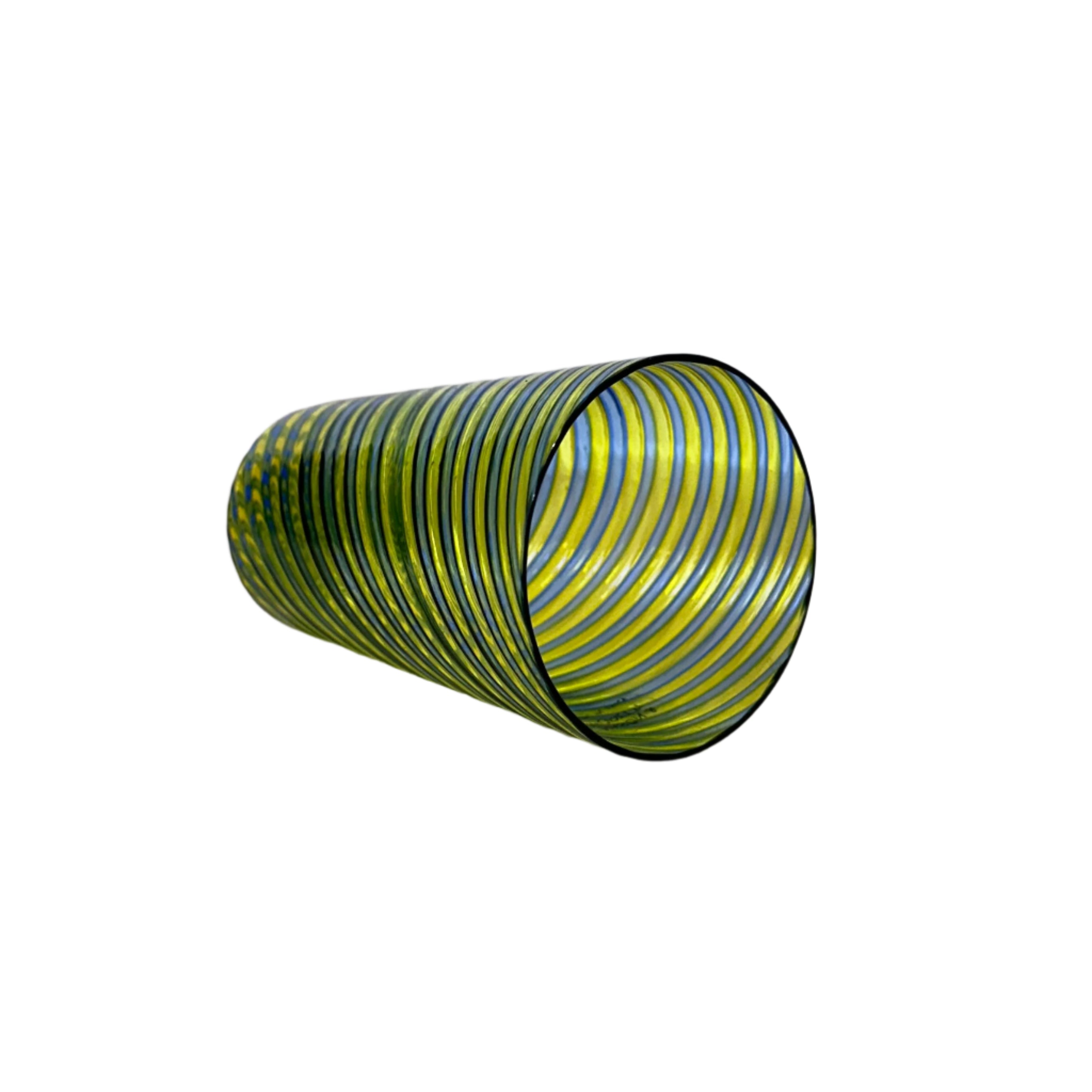 NasonMoretti Murano Swirl Candy Water Glass Set of 10