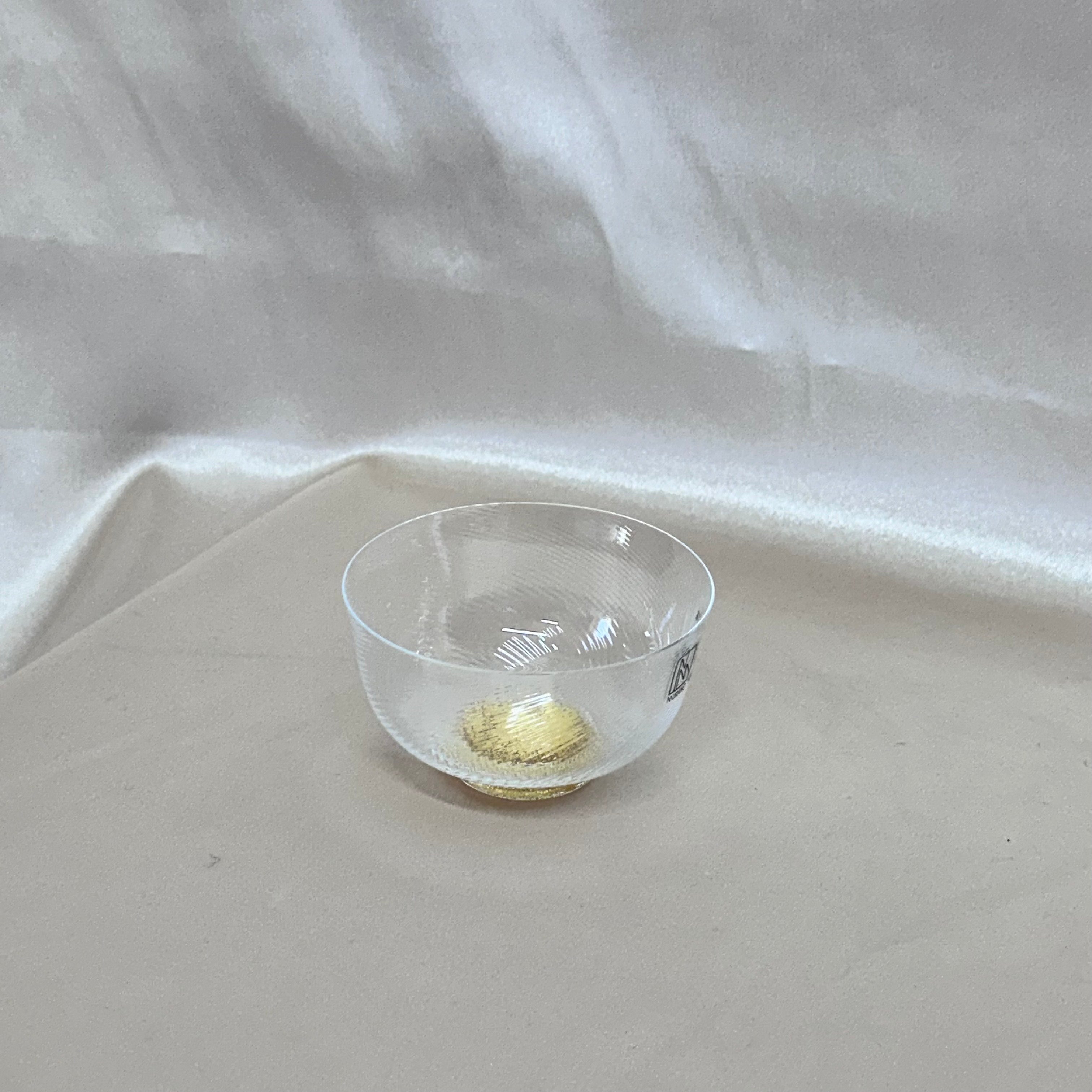 Nasonmoretti Murano Small Miniature Blue & Gold Glass Bowl Set of 5