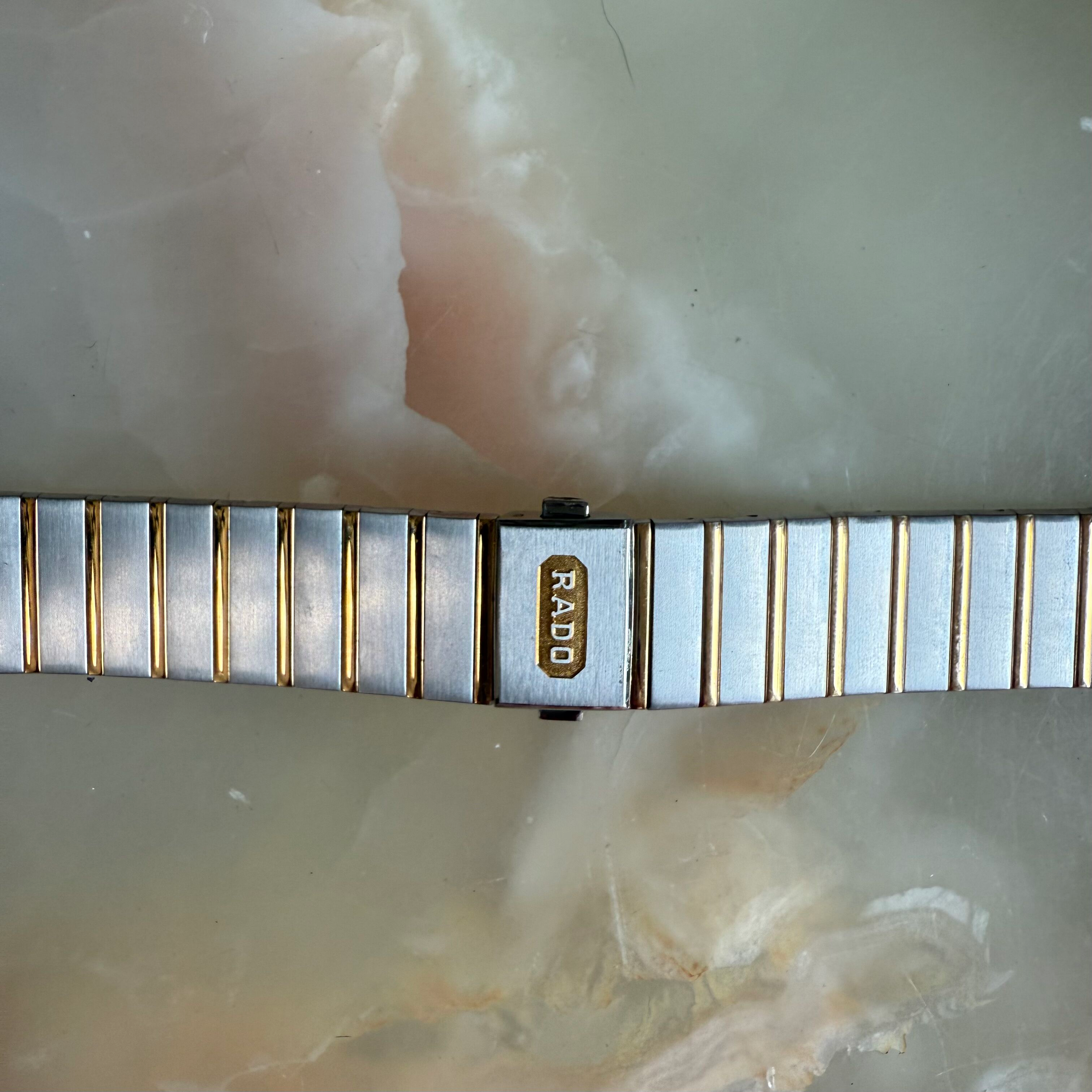 Authentic RADO Gold Steel Watch Bracelet 24mm 03083